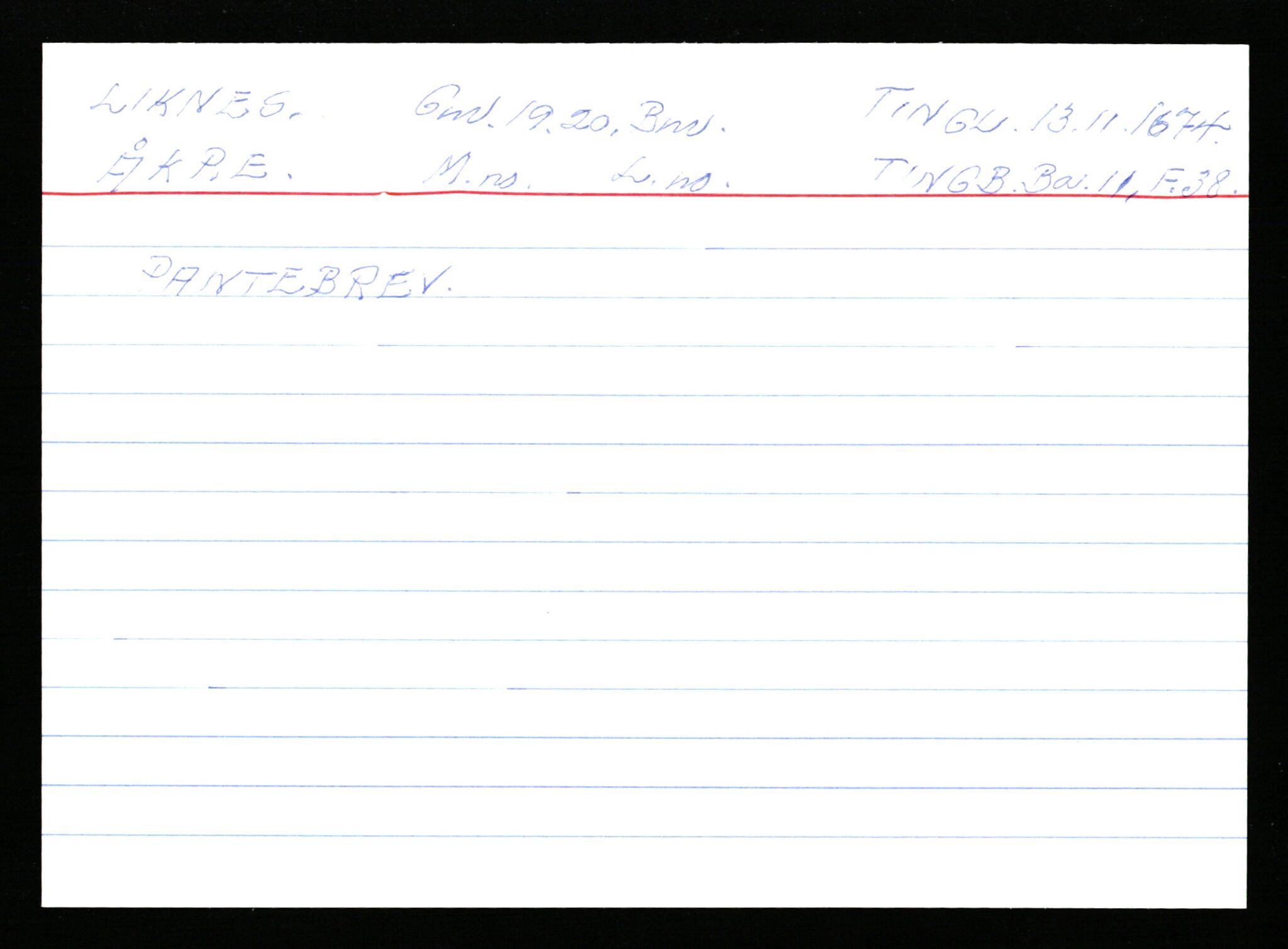 Statsarkivet i Stavanger, AV/SAST-A-101971/03/Y/Ym/L0035: Åstedskort sortert etter gårdsnavn: Leiranger - Lindanger, 1600-1950, p. 445