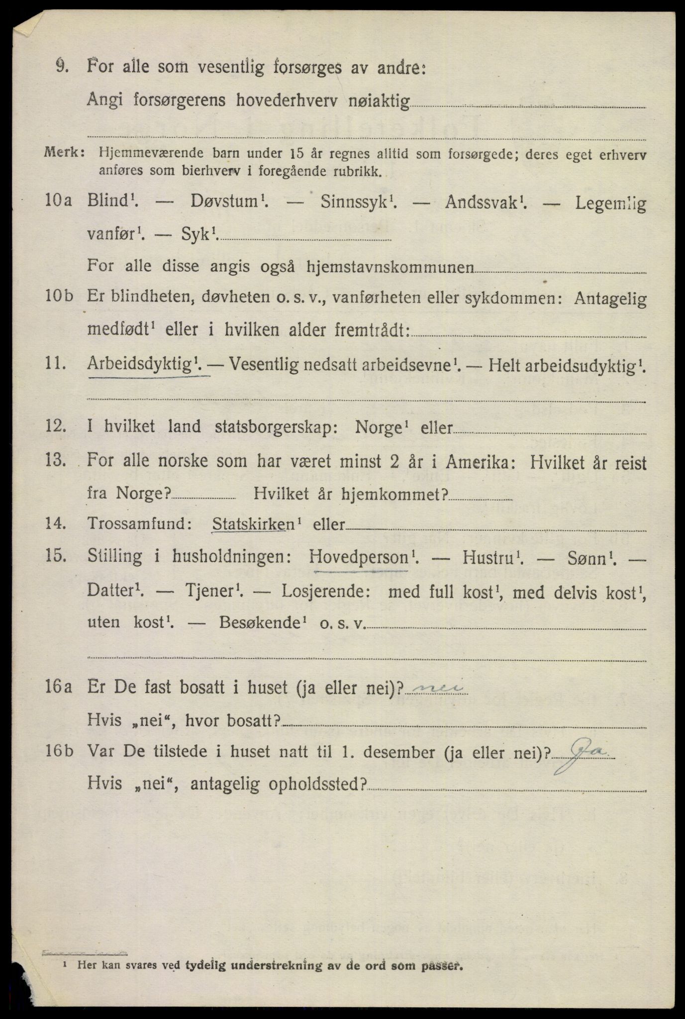 SAKO, 1920 census for Gjerpen, 1920, p. 12277