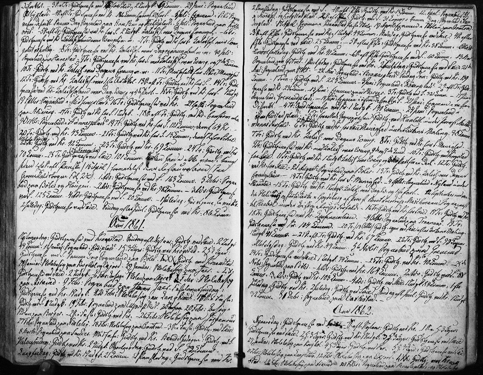 Kråkstad prestekontor Kirkebøker, SAO/A-10125a/F/Fa/L0007: Parish register (official) no. I 7, 1858-1870, p. 251