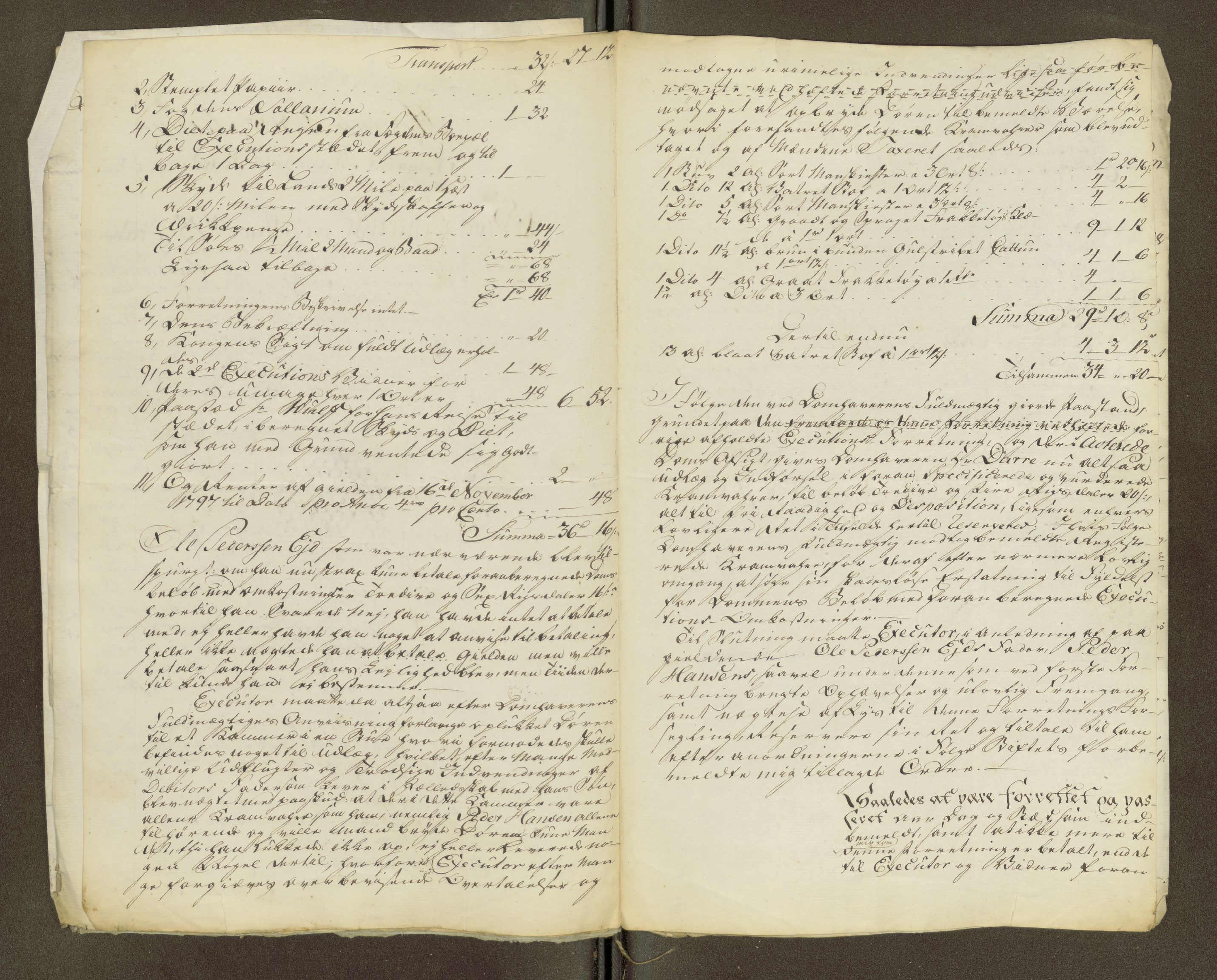 Namdal sorenskriveri, SAT/A-4133/1/1/1O/1Oa/L0007: Sivile og offentlige saker, 1798, p. 443
