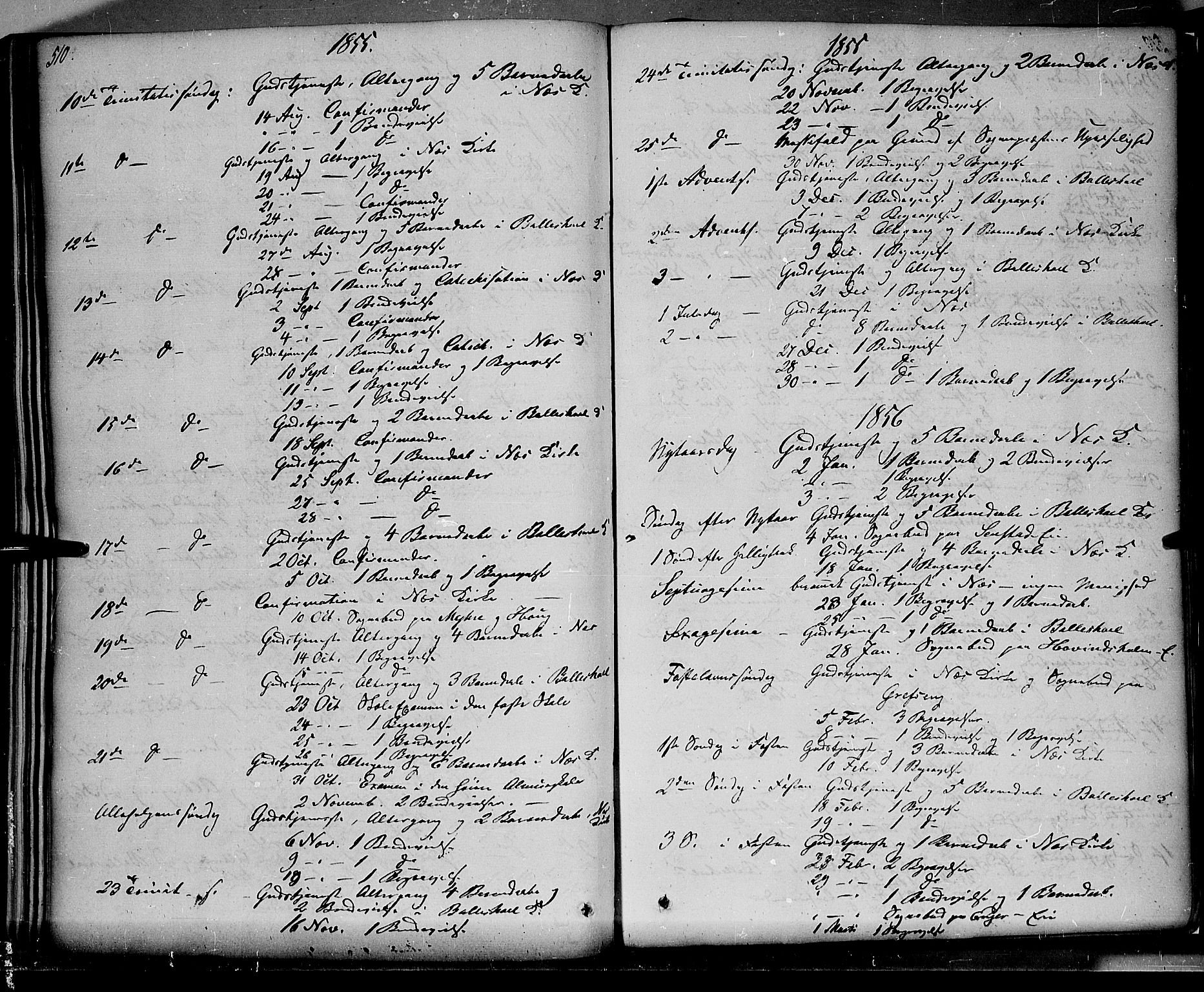 Nes prestekontor, Hedmark, SAH/PREST-020/K/Ka/L0004: Parish register (official) no. 4, 1852-1886, p. 510