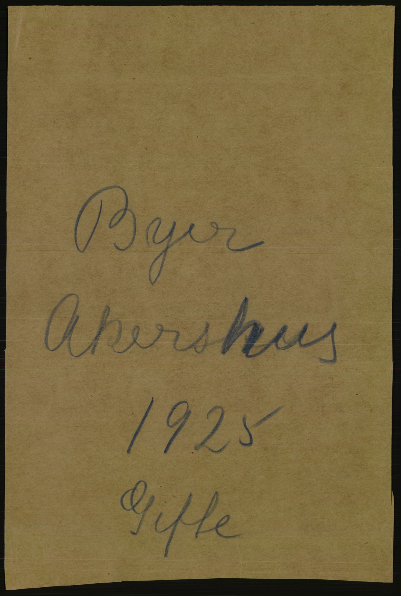 Statistisk sentralbyrå, Sosiodemografiske emner, Befolkning, RA/S-2228/D/Df/Dfc/Dfce/L0005: Akershus amt: Døde, gifte. Bygder og byer., 1925