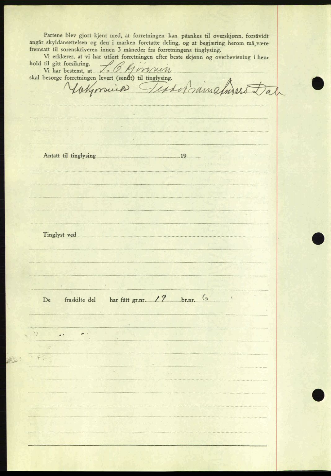 Romsdal sorenskriveri, AV/SAT-A-4149/1/2/2C: Mortgage book no. A6, 1938-1939, Diary no: : 883/1939