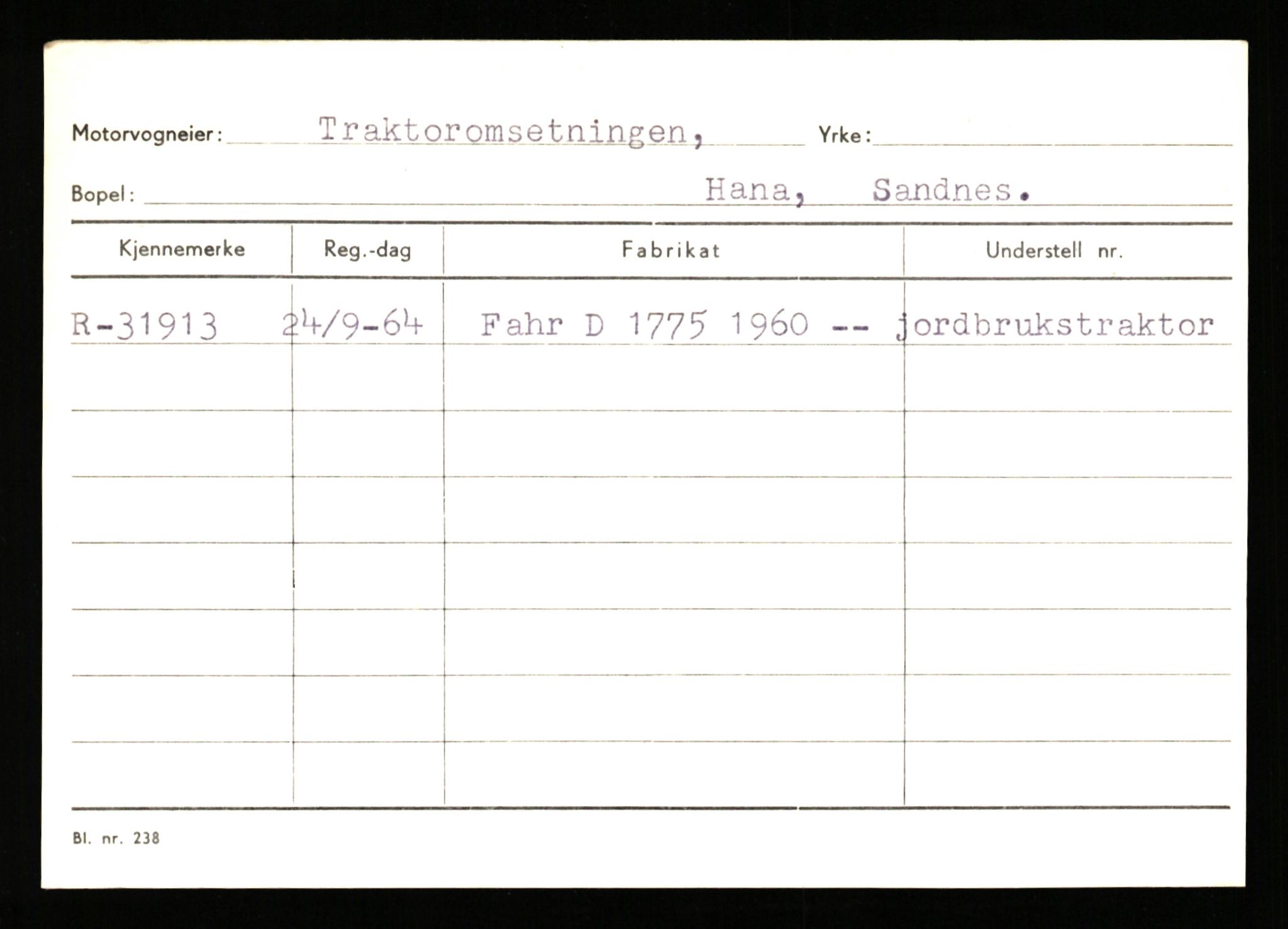 Stavanger trafikkstasjon, AV/SAST-A-101942/0/G/L0005: Registreringsnummer: 23000 - 34245, 1930-1971, p. 2724