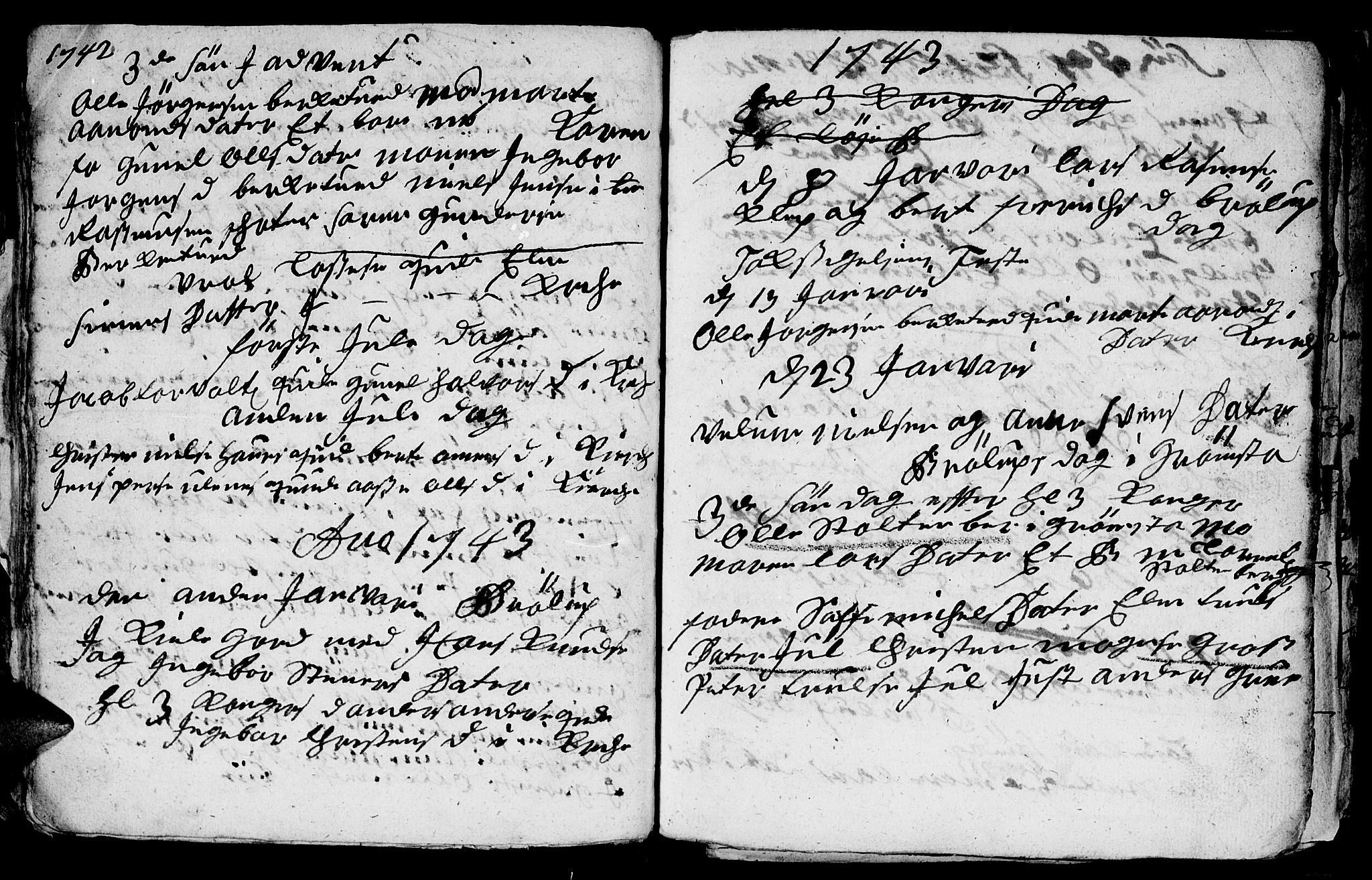 Fjære sokneprestkontor, AV/SAK-1111-0011/F/Fb/L0001: Parish register (copy) no. B 1, 1732-1750, p. 99