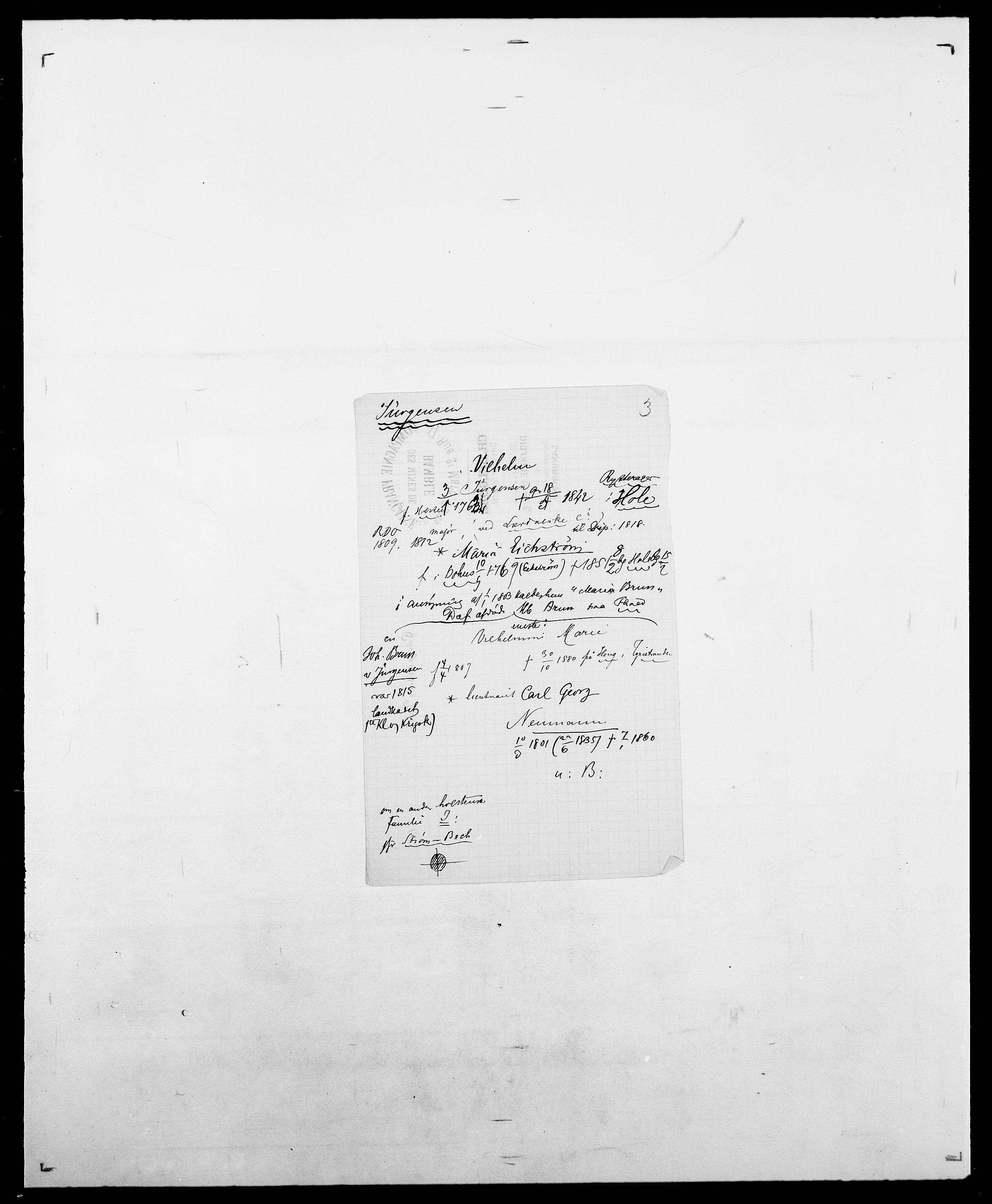 Delgobe, Charles Antoine - samling, AV/SAO-PAO-0038/D/Da/L0020: Irgens - Kjøsterud, p. 239