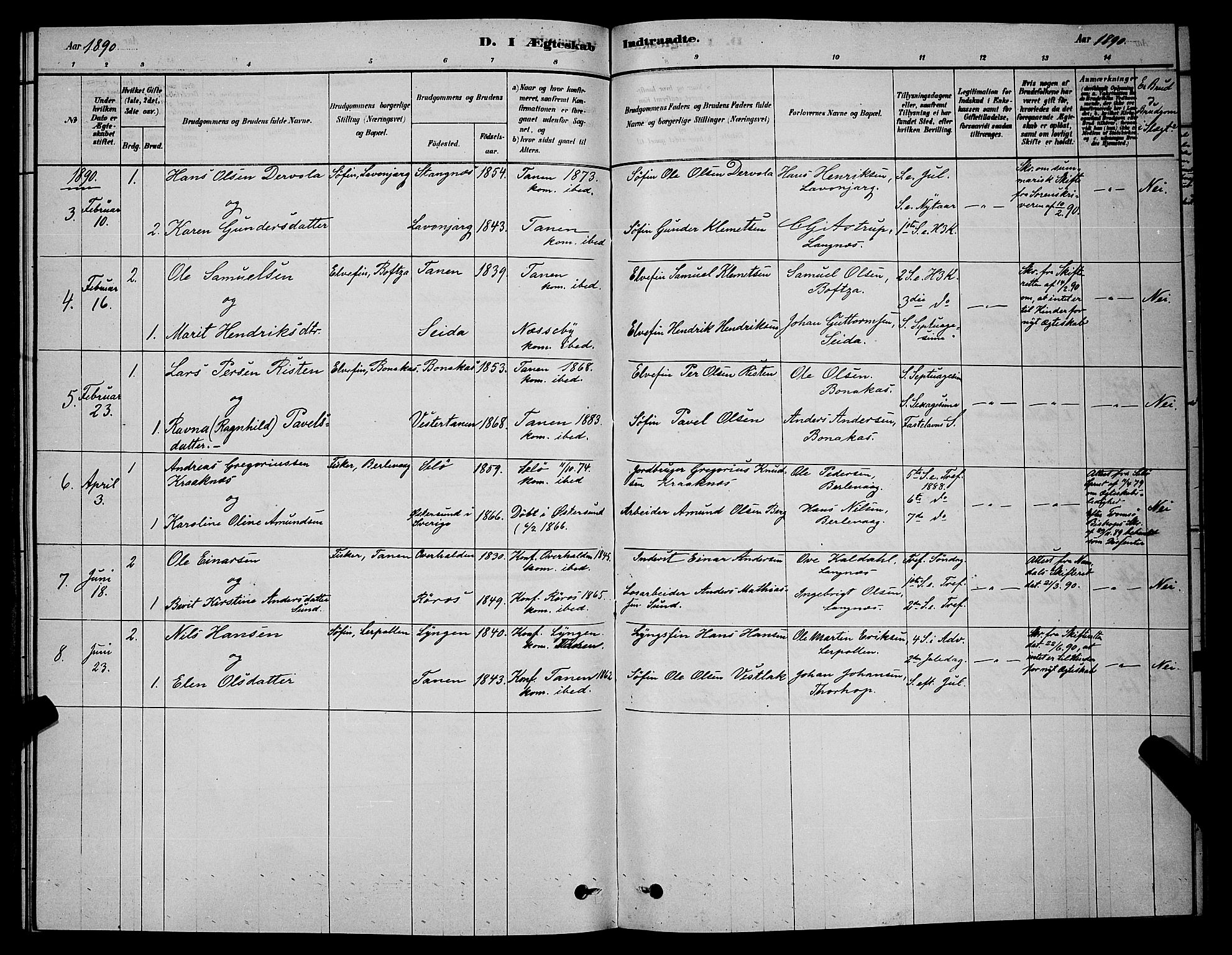 Tana sokneprestkontor, AV/SATØ-S-1334/H/Hb/L0003klokker: Parish register (copy) no. 3, 1878-1890