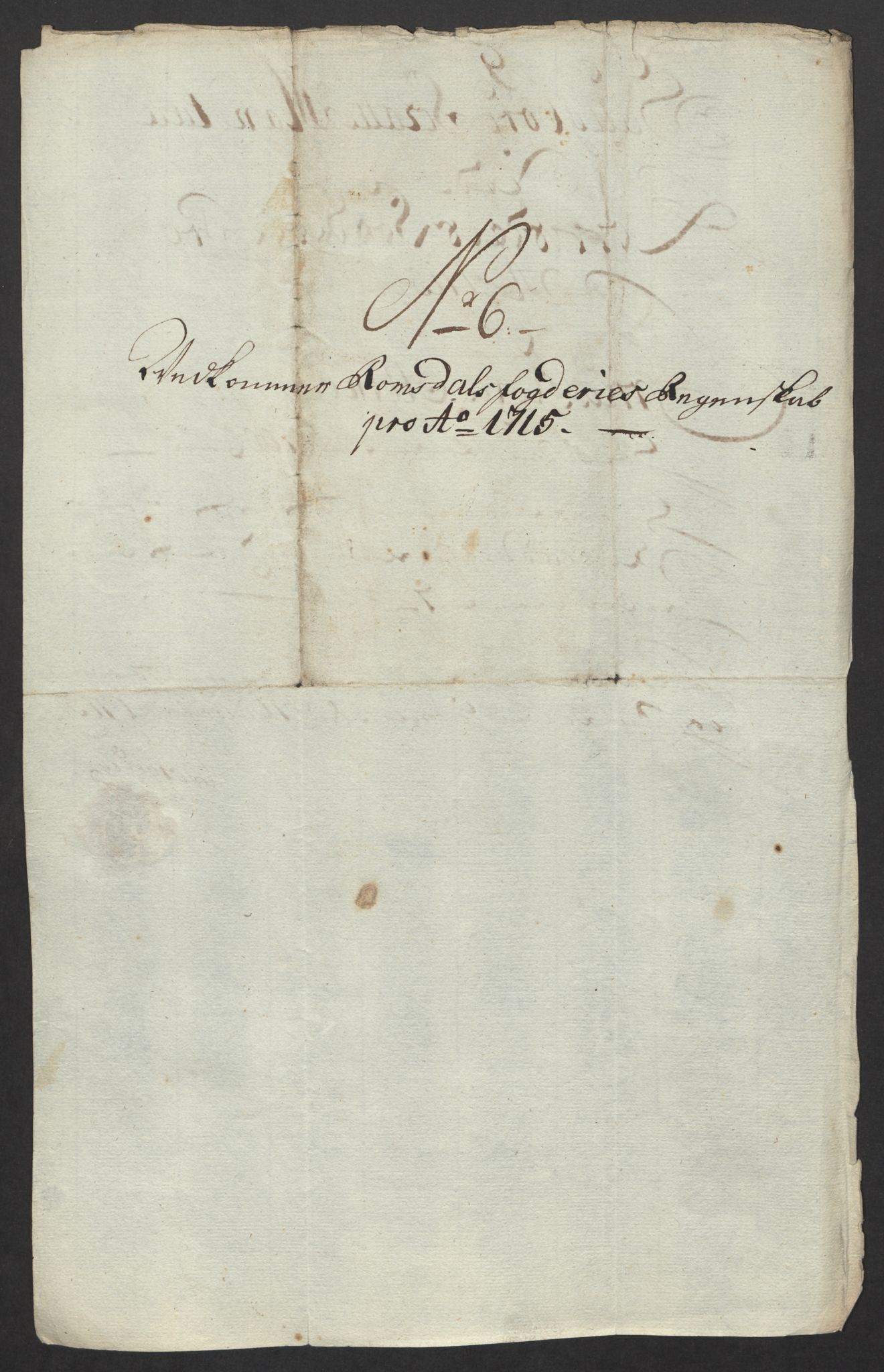 Rentekammeret inntil 1814, Reviderte regnskaper, Fogderegnskap, AV/RA-EA-4092/R55/L3663: Fogderegnskap Romsdal, 1715-1716, p. 105