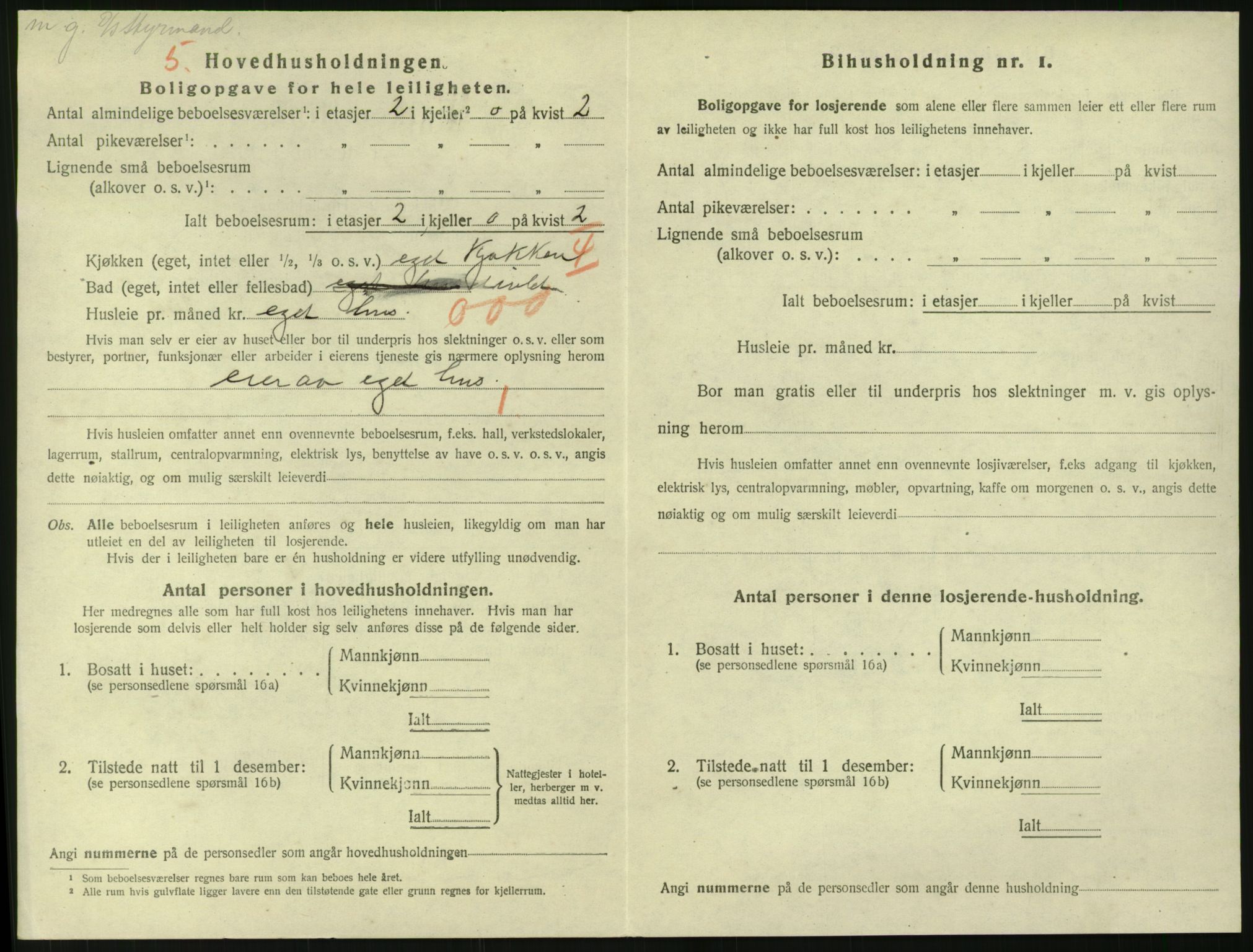 SAK, 1920 census for Risør, 1920, p. 1906