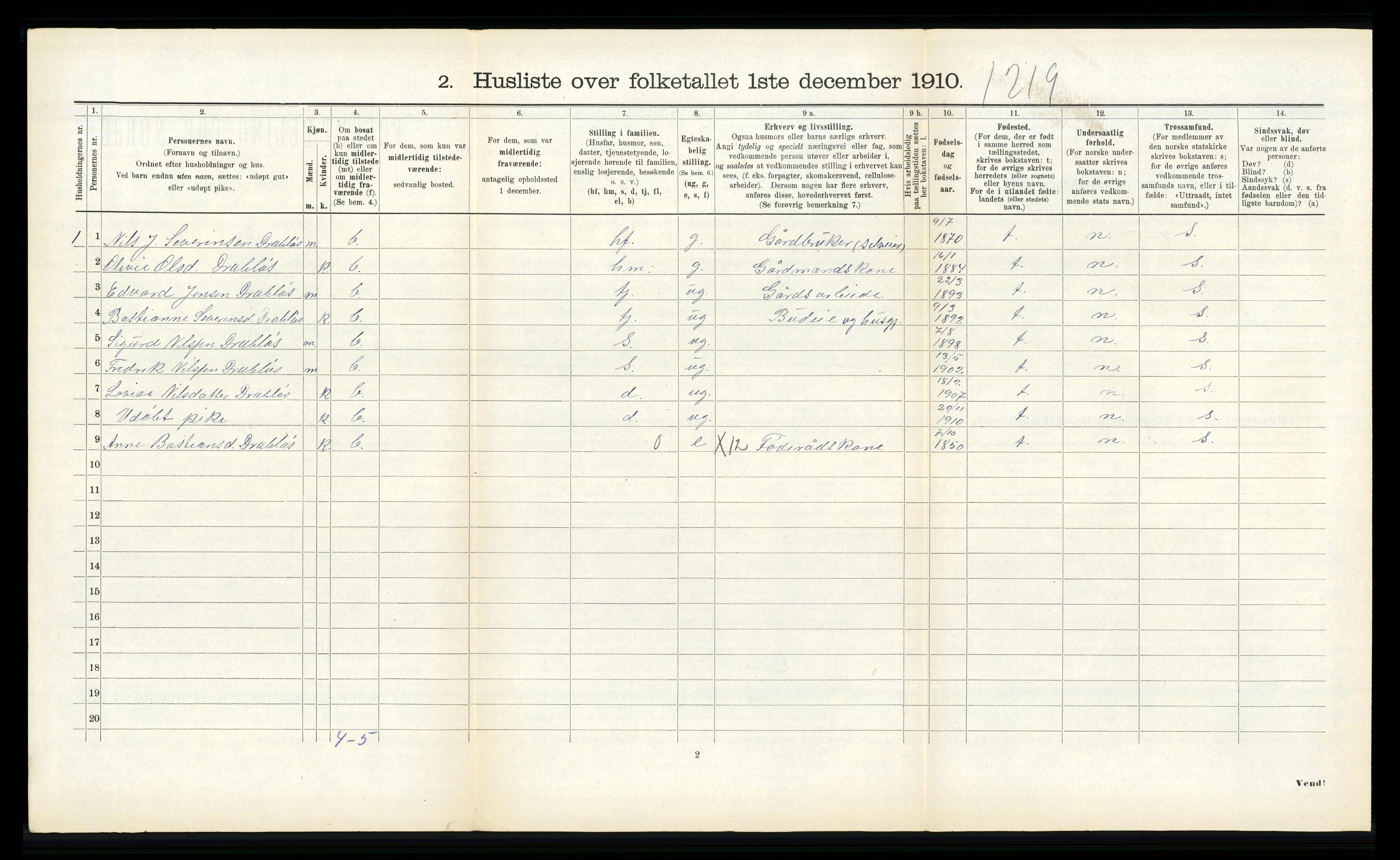 RA, 1910 census for Sykkylven, 1910, p. 478