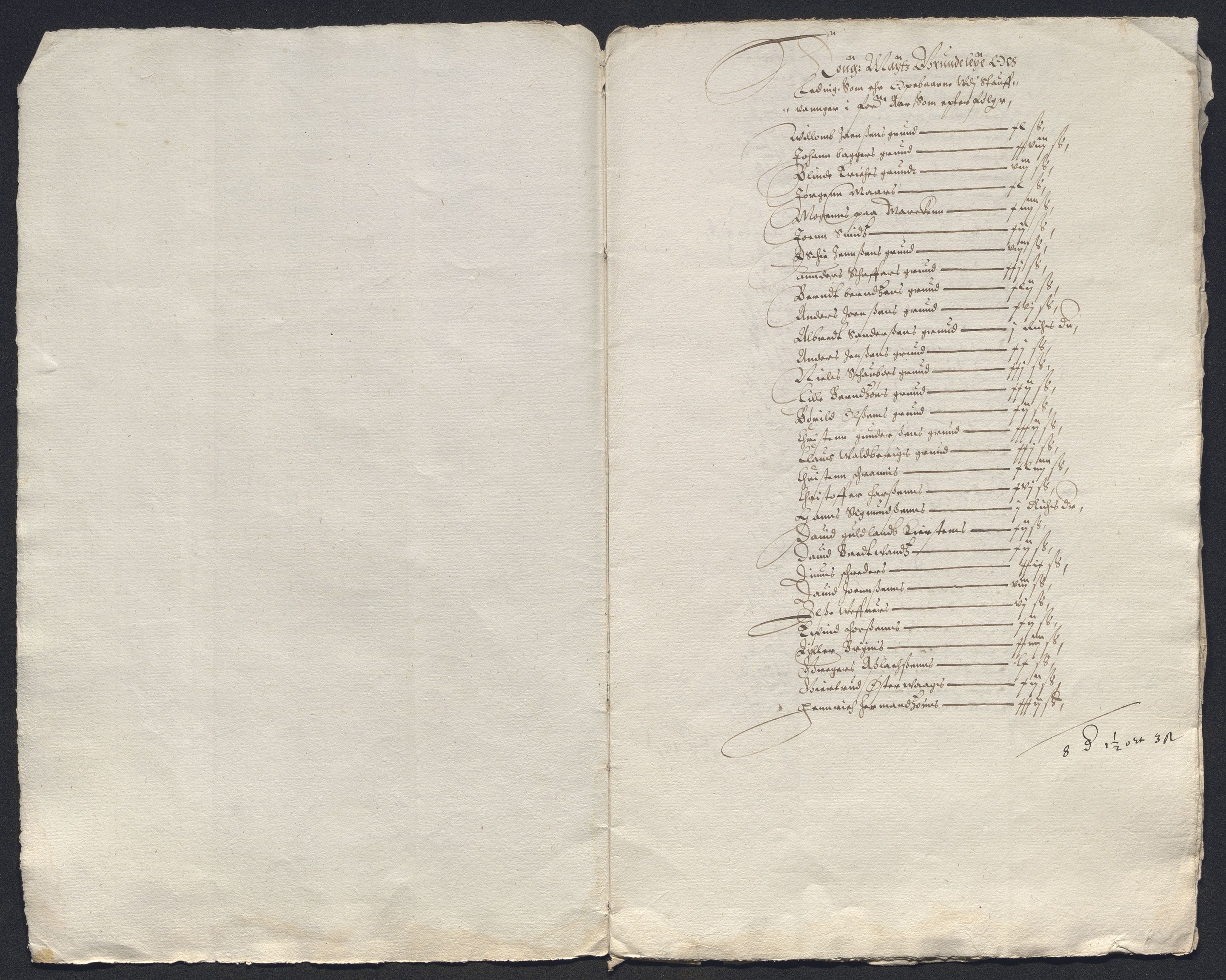 Rentekammeret inntil 1814, Reviderte regnskaper, Byregnskaper, AV/RA-EA-4066/R/Ro/L0298: [O1] By- og kontribusjonsregnskap, 1624-1639, p. 40