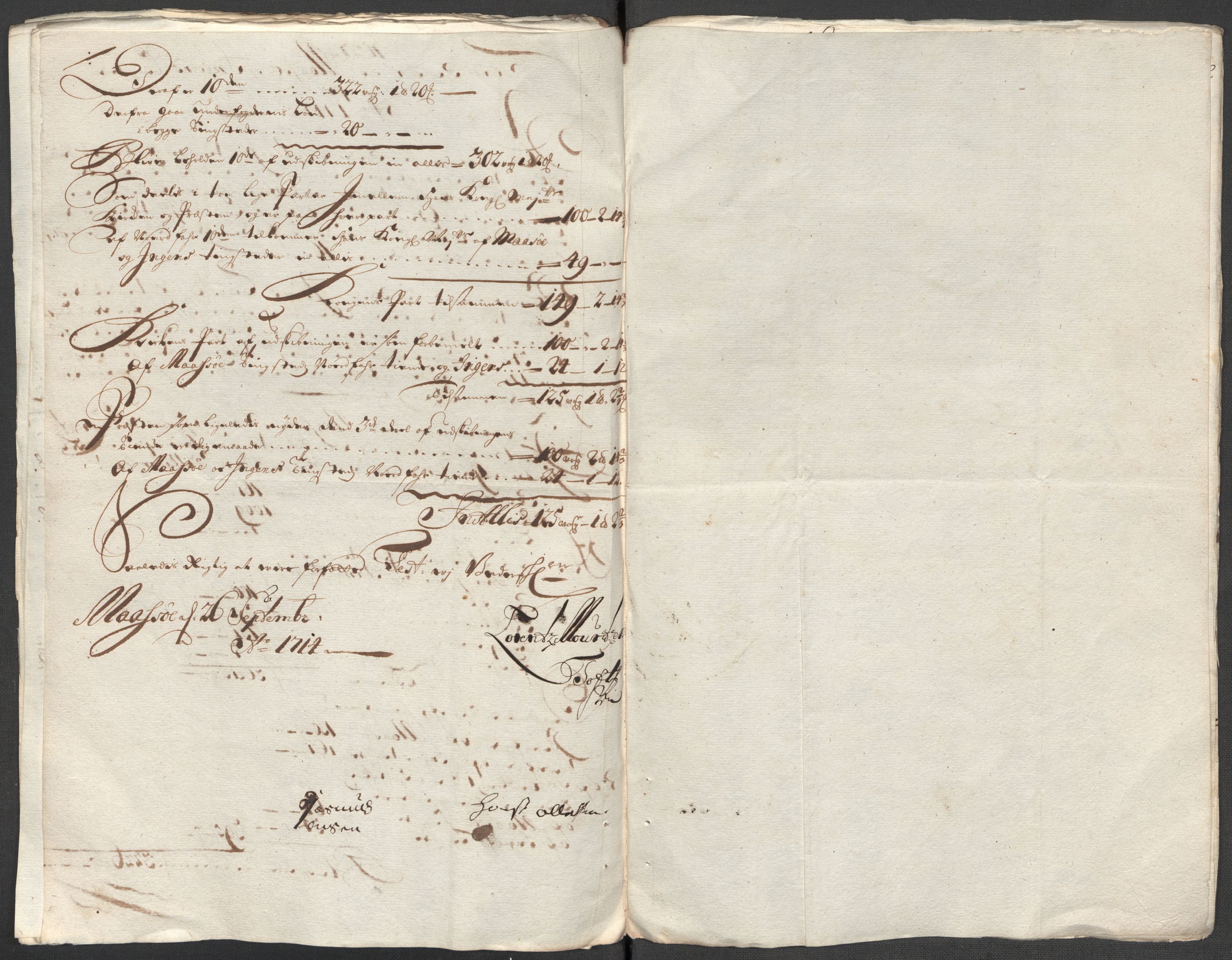 Rentekammeret inntil 1814, Reviderte regnskaper, Fogderegnskap, AV/RA-EA-4092/R69/L4856: Fogderegnskap Finnmark/Vardøhus, 1713-1715, p. 256