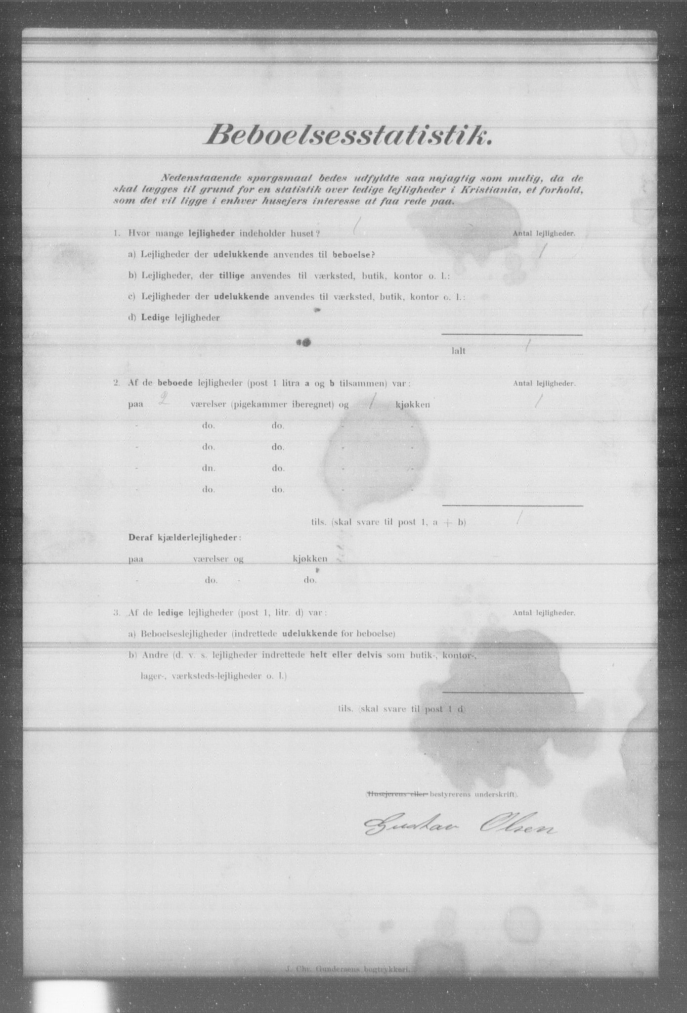 OBA, Municipal Census 1902 for Kristiania, 1902, p. 5495