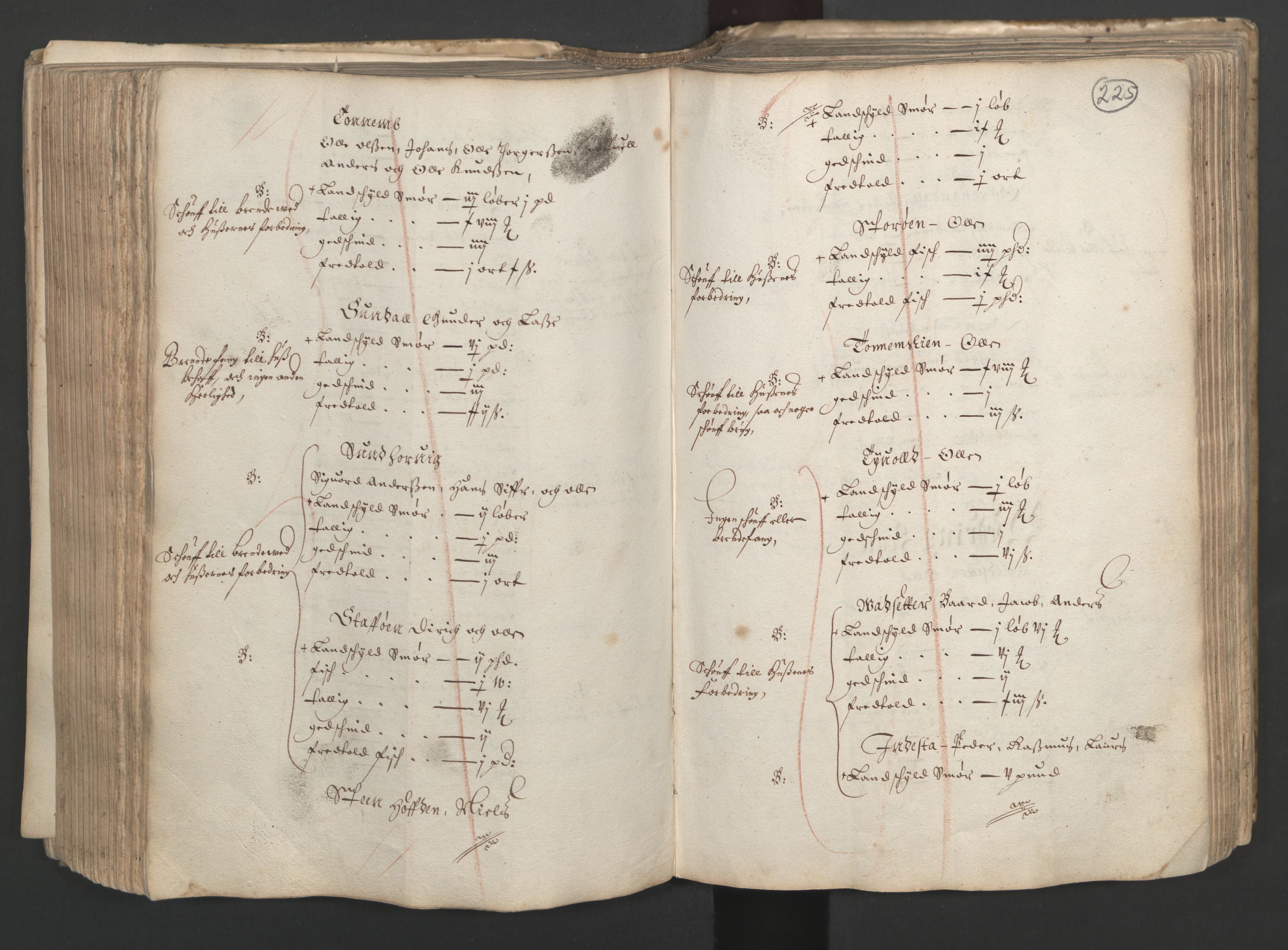 Rentekammeret inntil 1814, Realistisk ordnet avdeling, AV/RA-EA-4070/L/L0025/0001: Bergen lagdømme: / [B]: Kronens jordebok. Nordhordland, Sunnhordland, Ytre Sogn, Indre Sogn, Sunnfjord, Nordfjord, Sunnmøre, Hardanger med Halsnøy kloster, Lyse kloster, Apostelgodset, Munkeliv og St. Hans kloster, Alle helgen gods, Lagstolen gods, Ove Jenssøns gods på Voss, 1661, p. 224b-225a