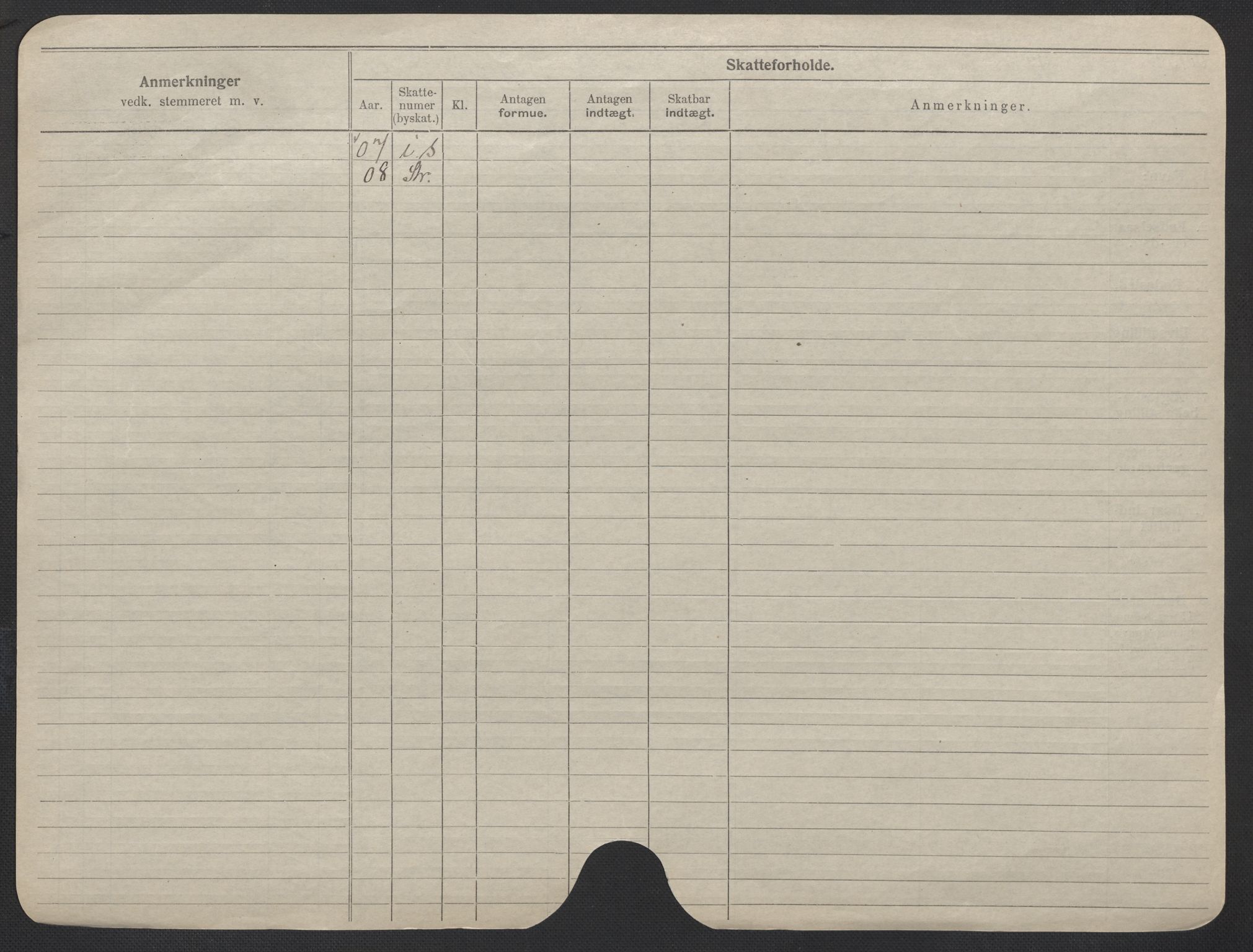 Oslo folkeregister, Registerkort, AV/SAO-A-11715/F/Fa/Fac/L0019: Kvinner, 1906-1914, p. 5b