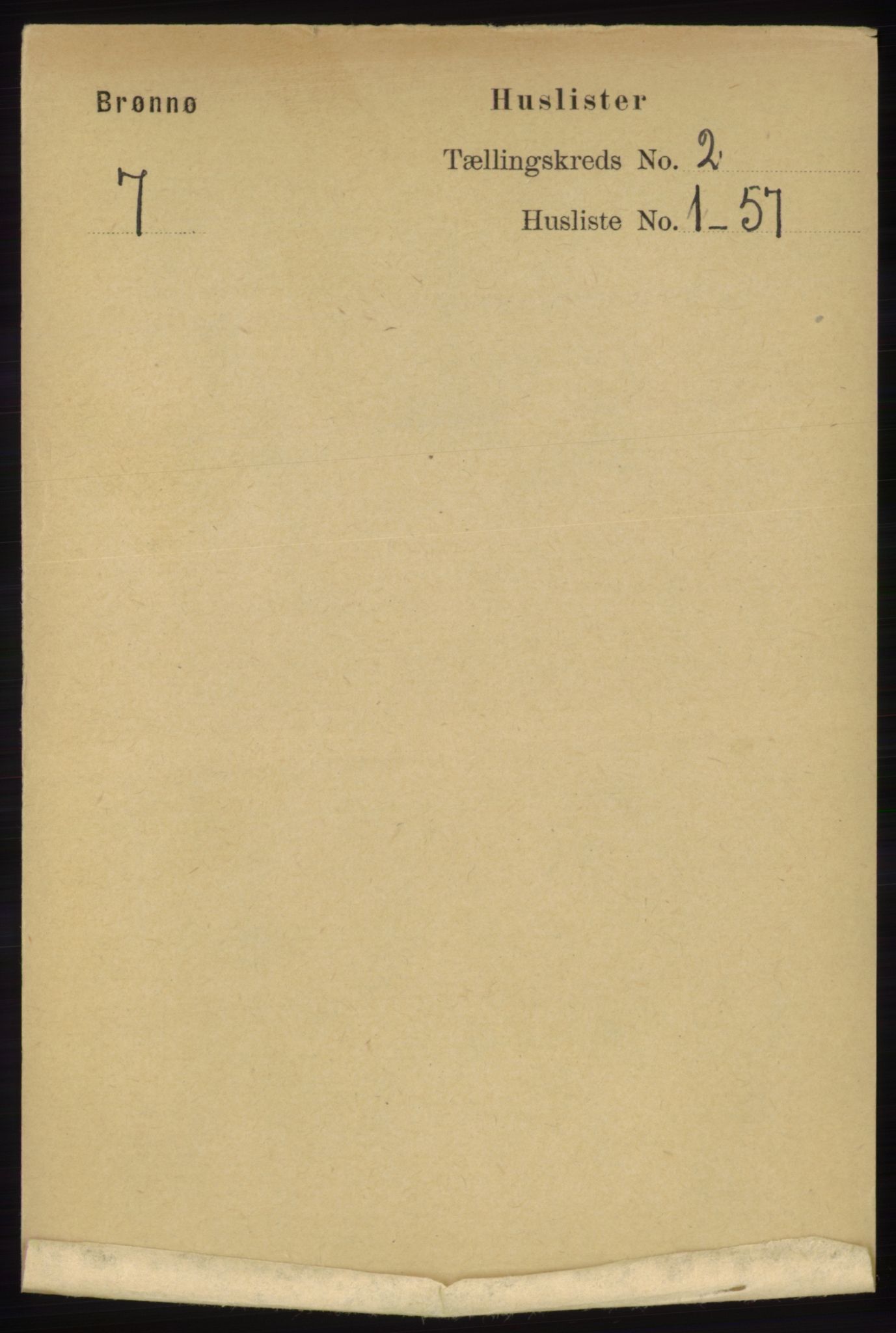 RA, 1891 census for 1814 Brønnøy, 1891, p. 747