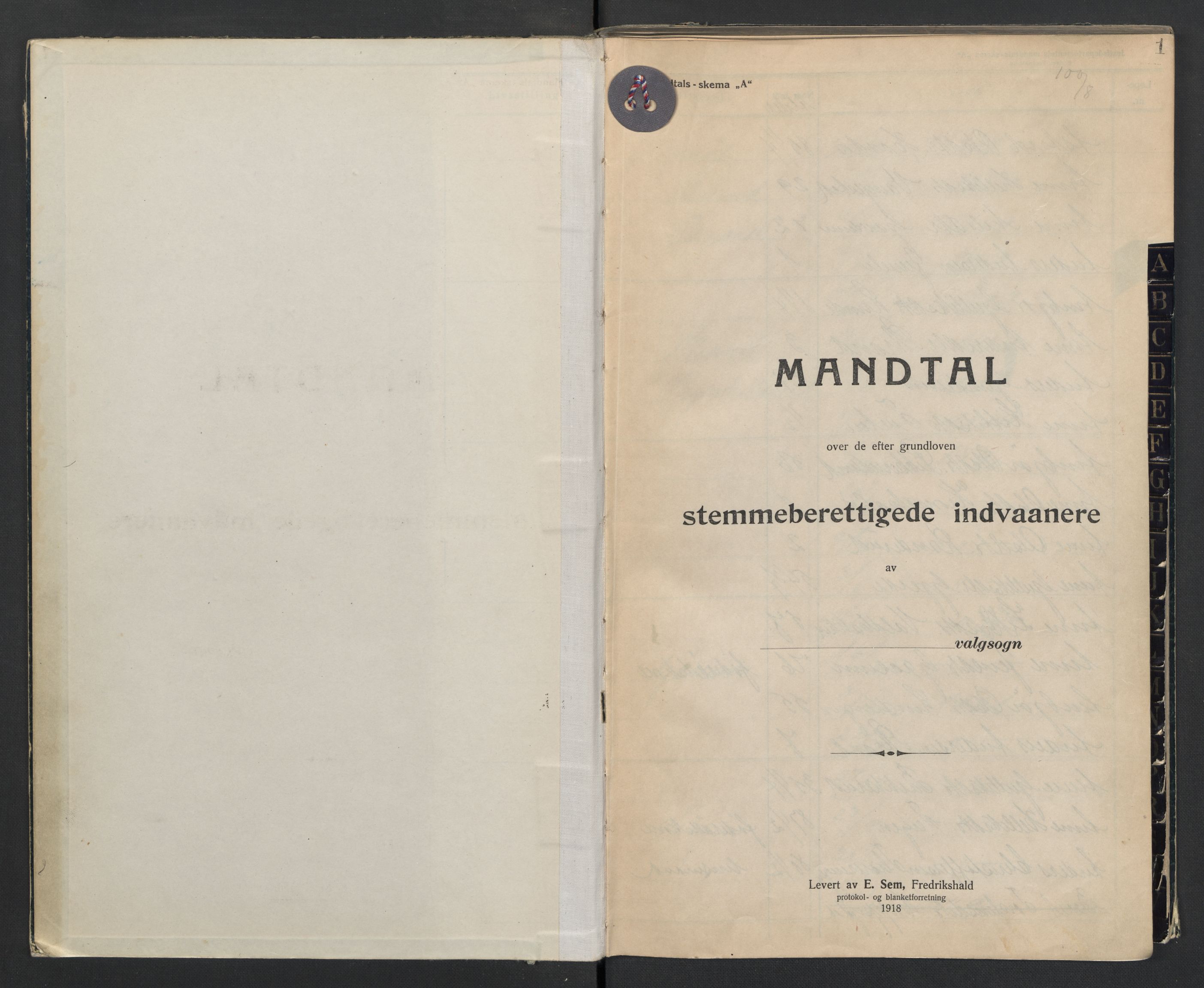 Flesberg lensmannskontor, SAKO/A-508/H/Ha/Hab/L0001: Dødsfallsprotokoll, 1889-1945, p. 1