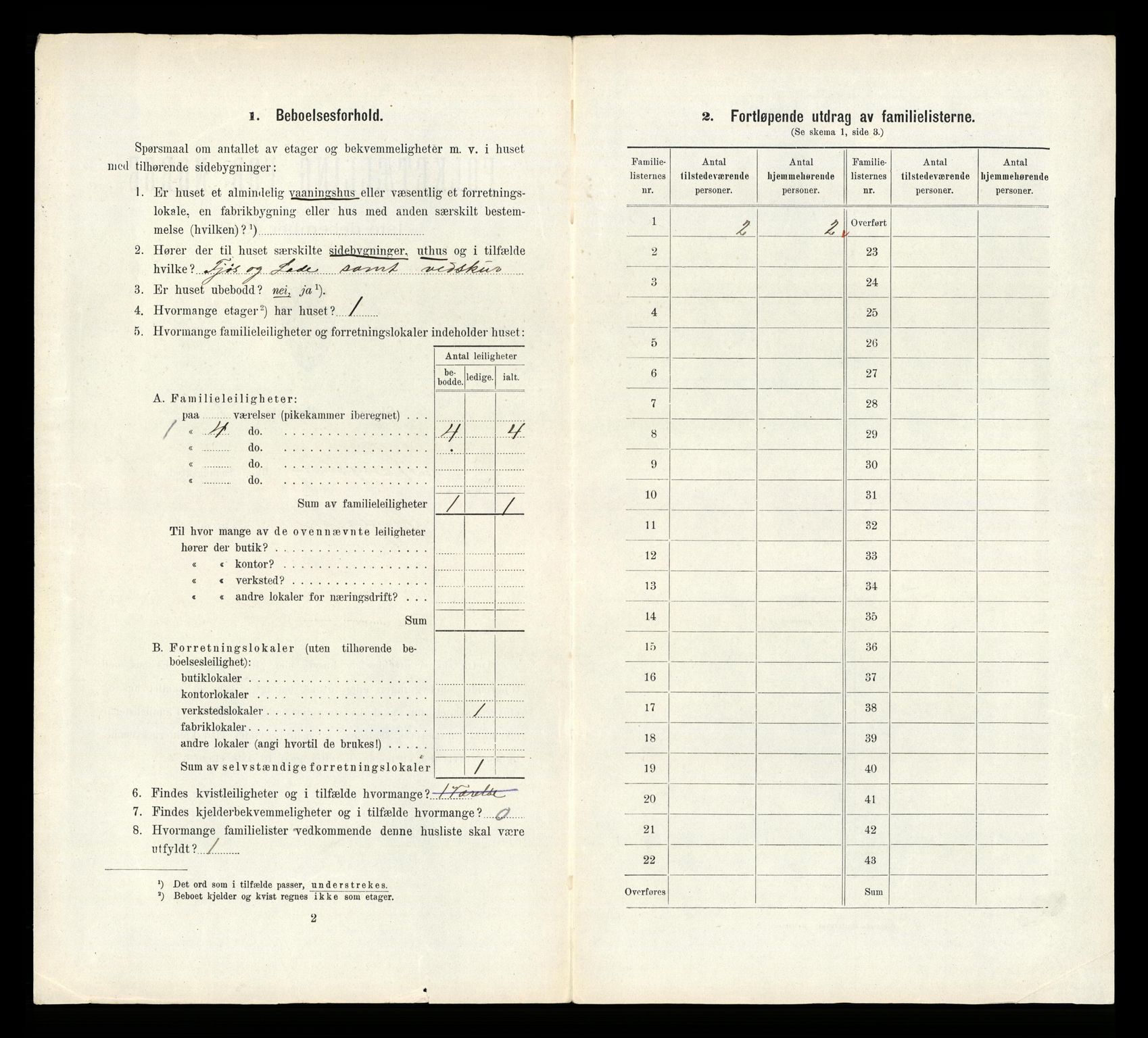 RA, 1910 census for Kongsberg, 1910, p. 3023