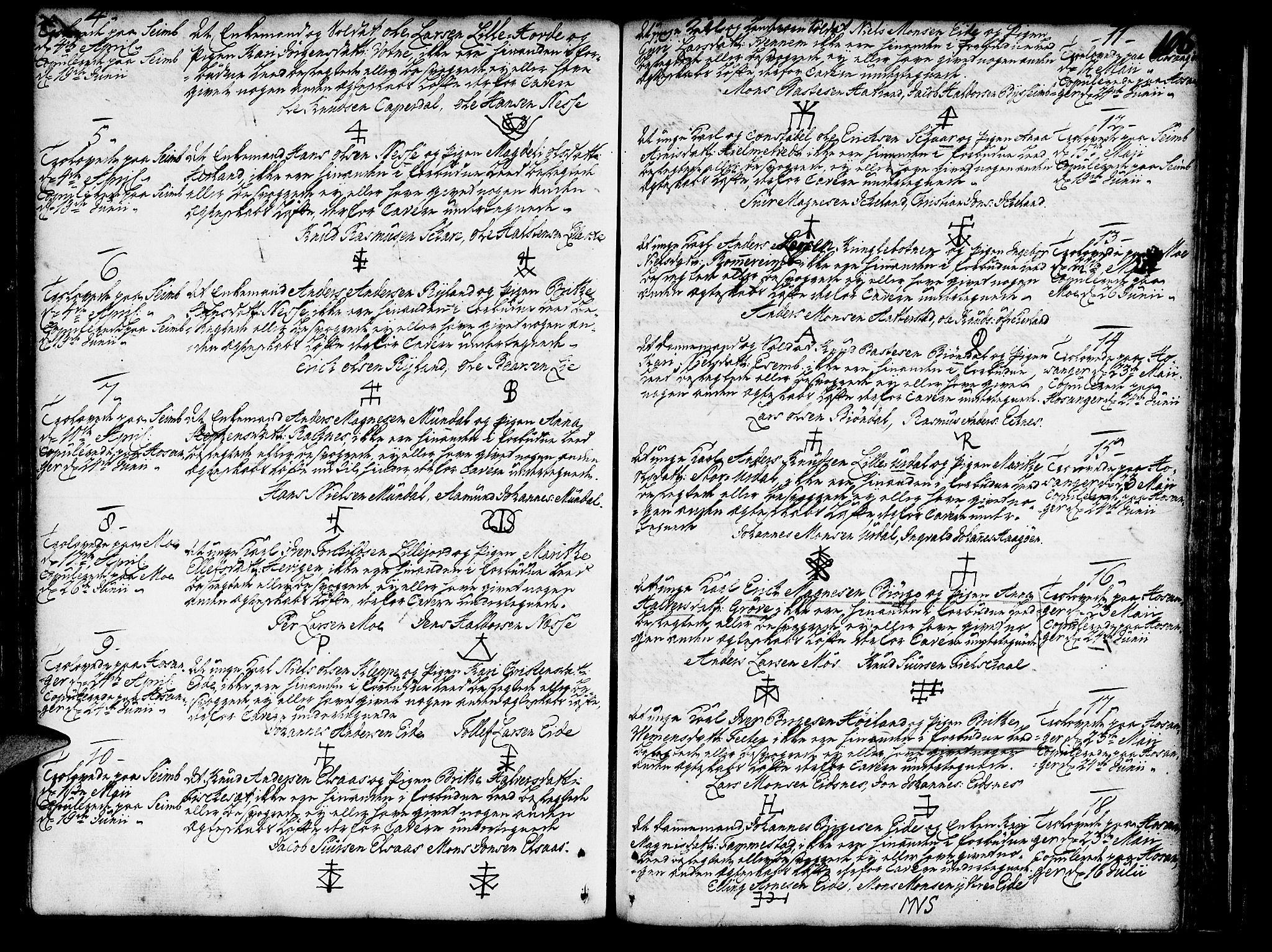 Hosanger sokneprestembete, AV/SAB-A-75801/H/Haa: Parish register (official) no. A 1 /1, 1750-1766, p. 106