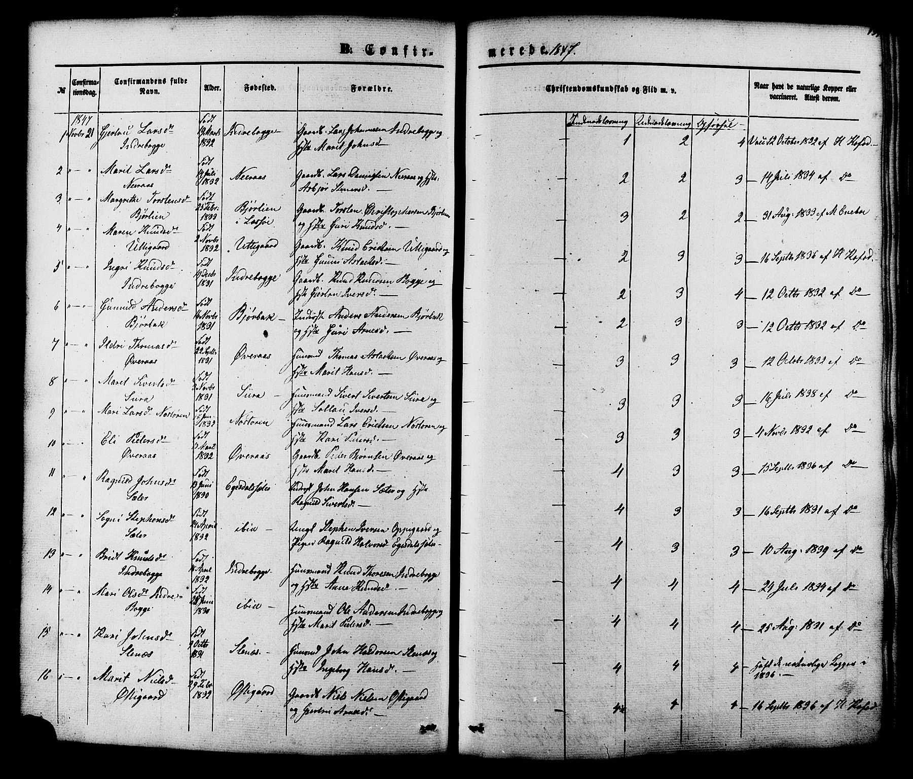 Ministerialprotokoller, klokkerbøker og fødselsregistre - Møre og Romsdal, AV/SAT-A-1454/552/L0637: Parish register (official) no. 552A01, 1845-1879, p. 139