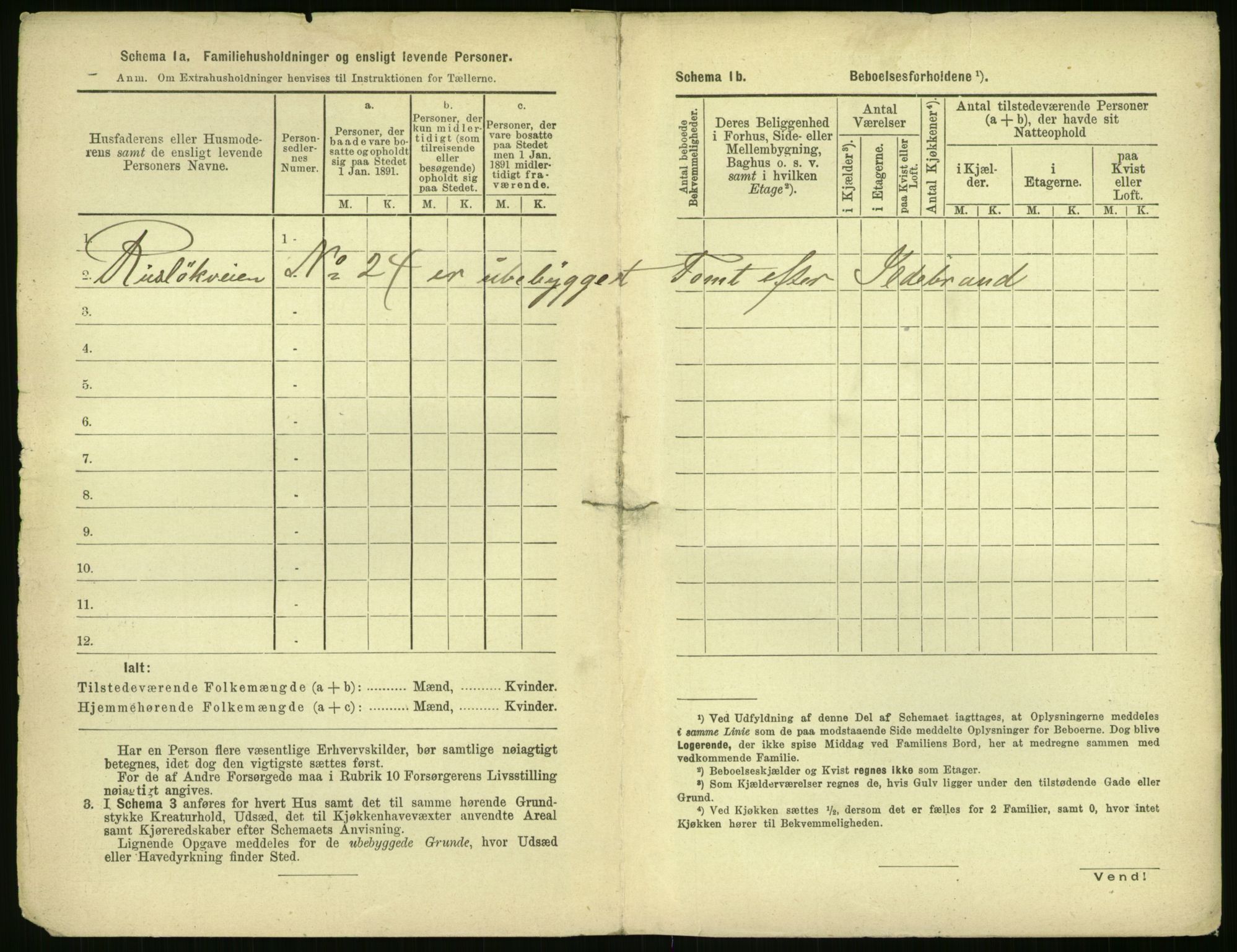 RA, 1891 census for 0301 Kristiania, 1891, p. 24663