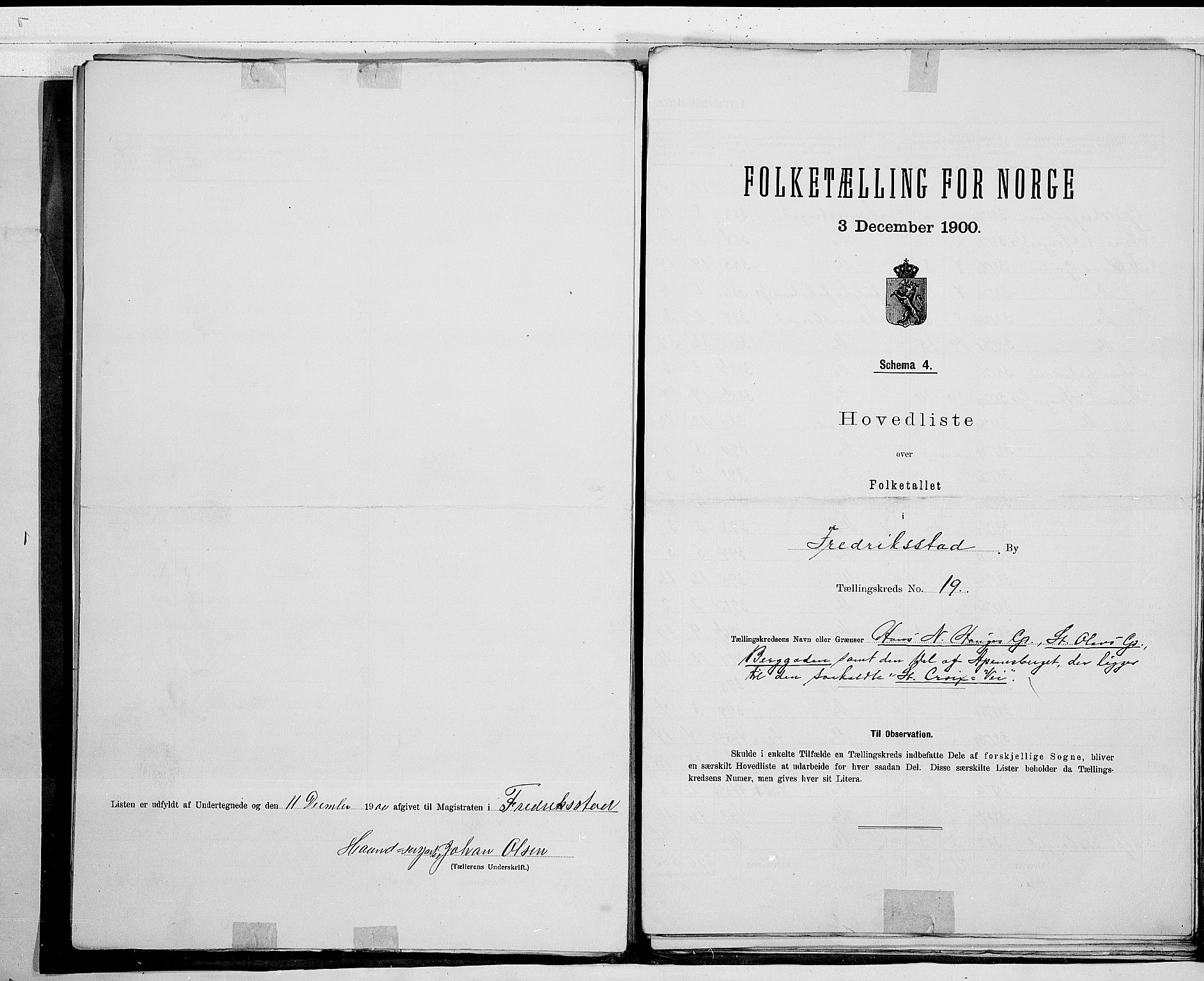 SAO, 1900 census for Fredrikstad, 1900, p. 40