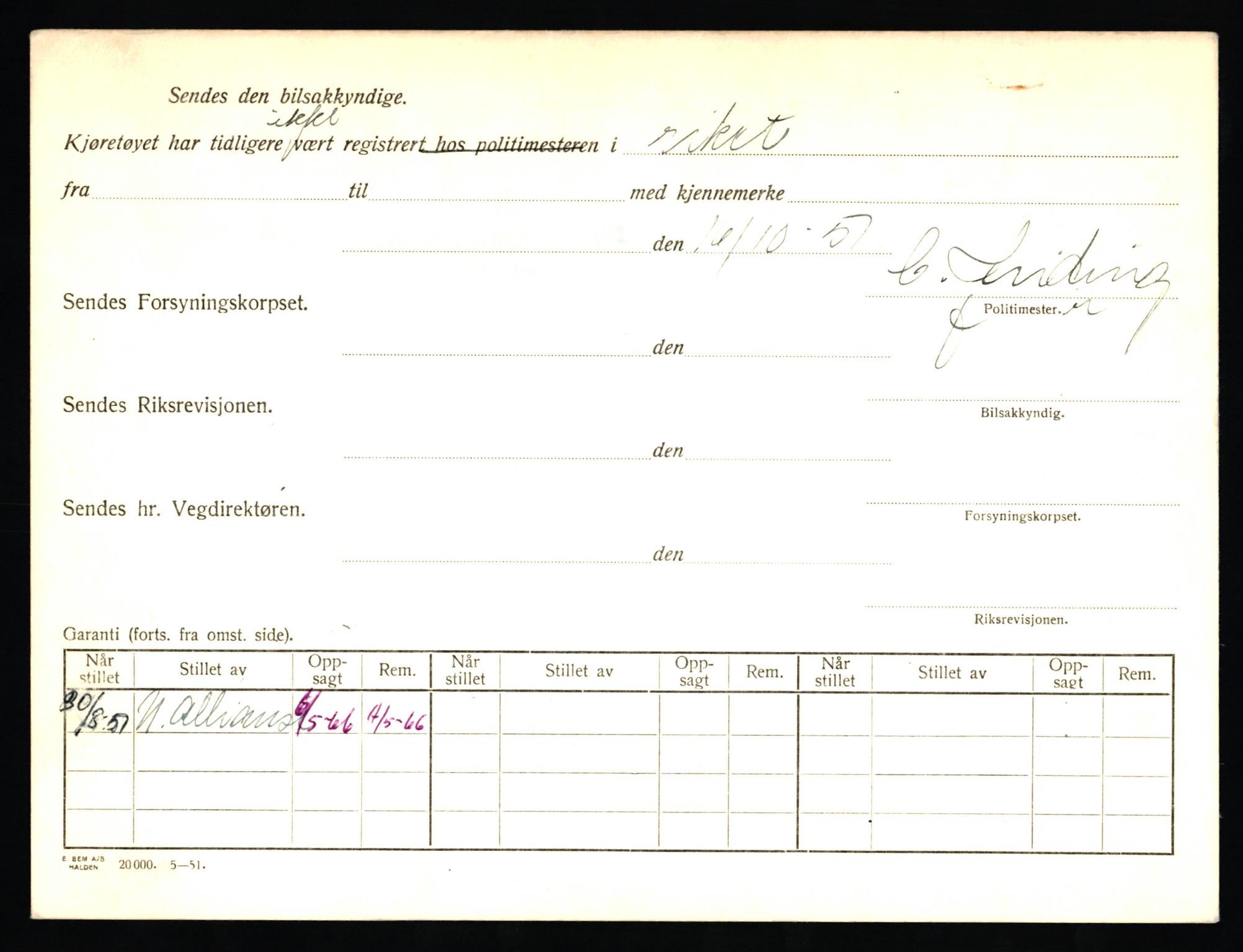 Stavanger trafikkstasjon, SAST/A-101942/0/F/L0014: L-5080 - L-5499, 1930-1971, p. 26