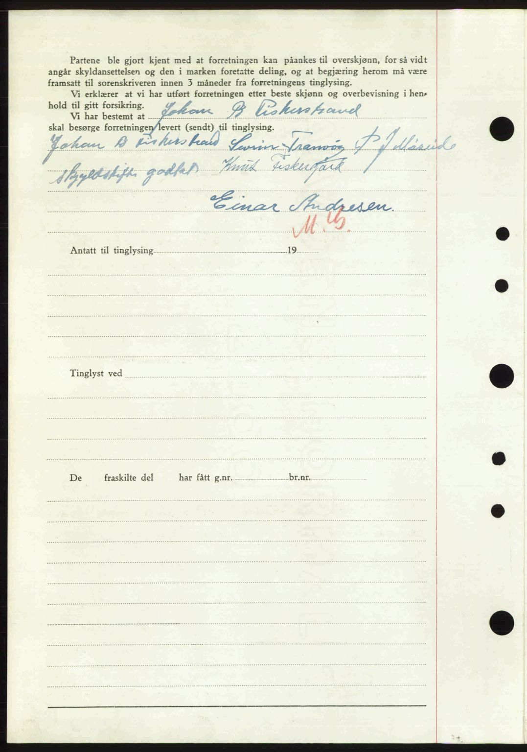 Nordre Sunnmøre sorenskriveri, AV/SAT-A-0006/1/2/2C/2Ca: Mortgage book no. A33, 1949-1950, Diary no: : 368/1950