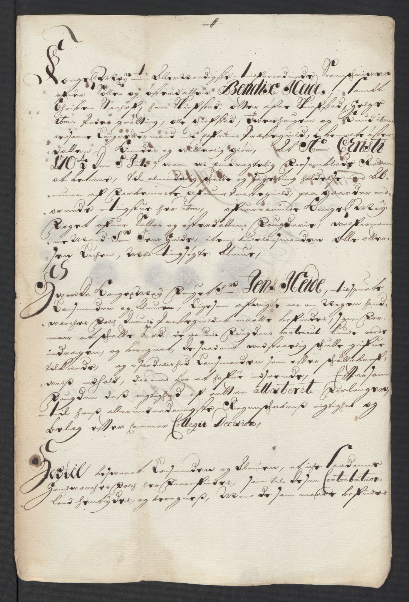 Rentekammeret inntil 1814, Reviderte regnskaper, Fogderegnskap, RA/EA-4092/R13/L0842: Fogderegnskap Solør, Odal og Østerdal, 1704, p. 275