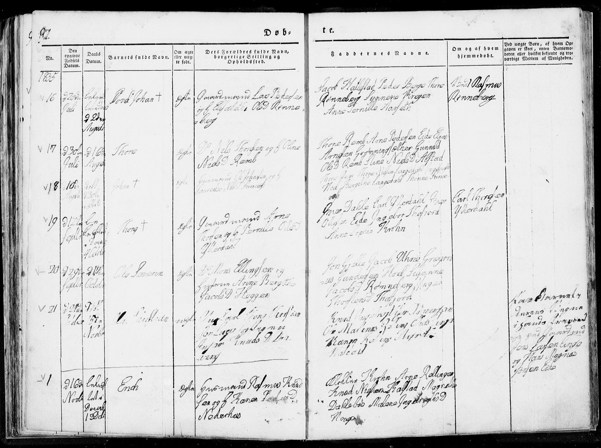 Ministerialprotokoller, klokkerbøker og fødselsregistre - Møre og Romsdal, AV/SAT-A-1454/519/L0247: Parish register (official) no. 519A06, 1827-1846, p. 92