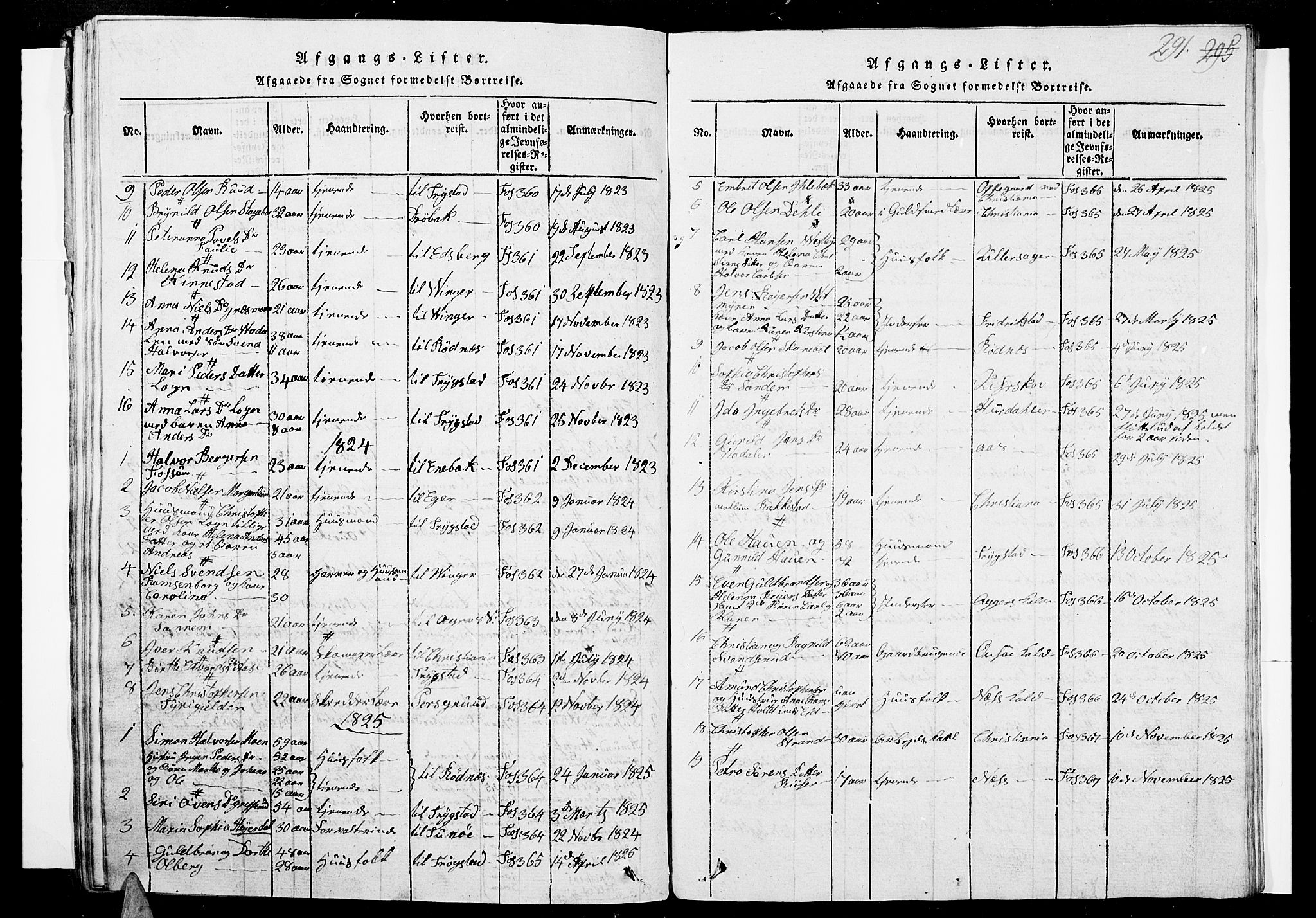 Høland prestekontor Kirkebøker, SAO/A-10346a/G/Ga/L0001: Parish register (copy) no. I 1, 1814-1827, p. 291