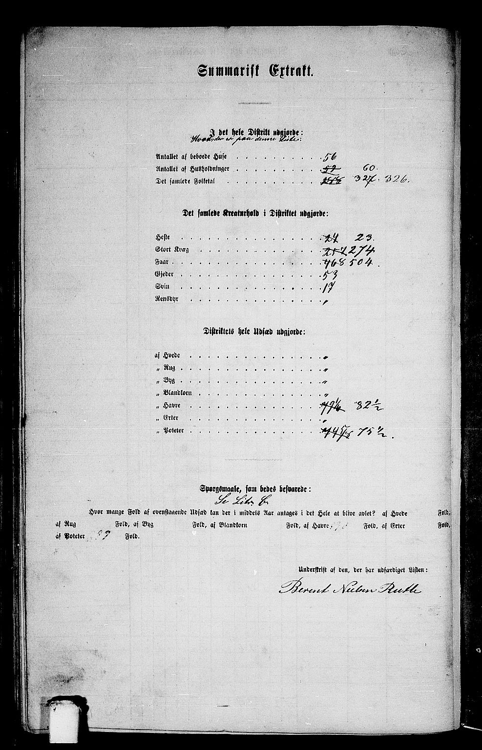 RA, 1865 census for Kinn, 1865, p. 140