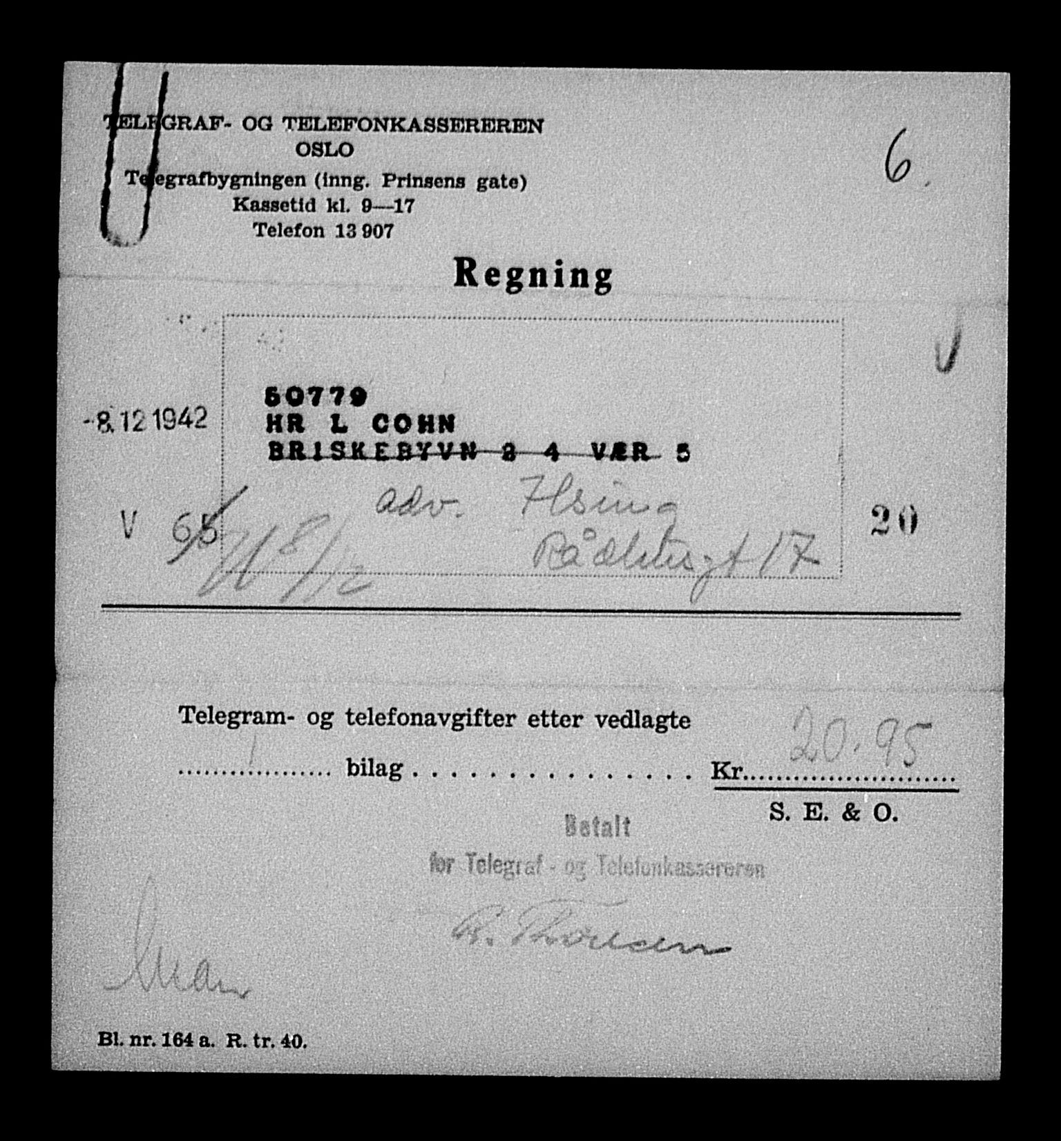 Justisdepartementet, Tilbakeføringskontoret for inndratte formuer, AV/RA-S-1564/H/Hc/Hcc/L0928: --, 1945-1947, p. 580