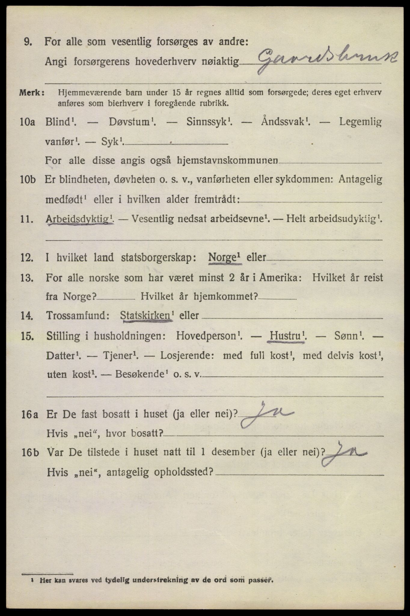 SAKO, 1920 census for Lardal, 1920, p. 5550