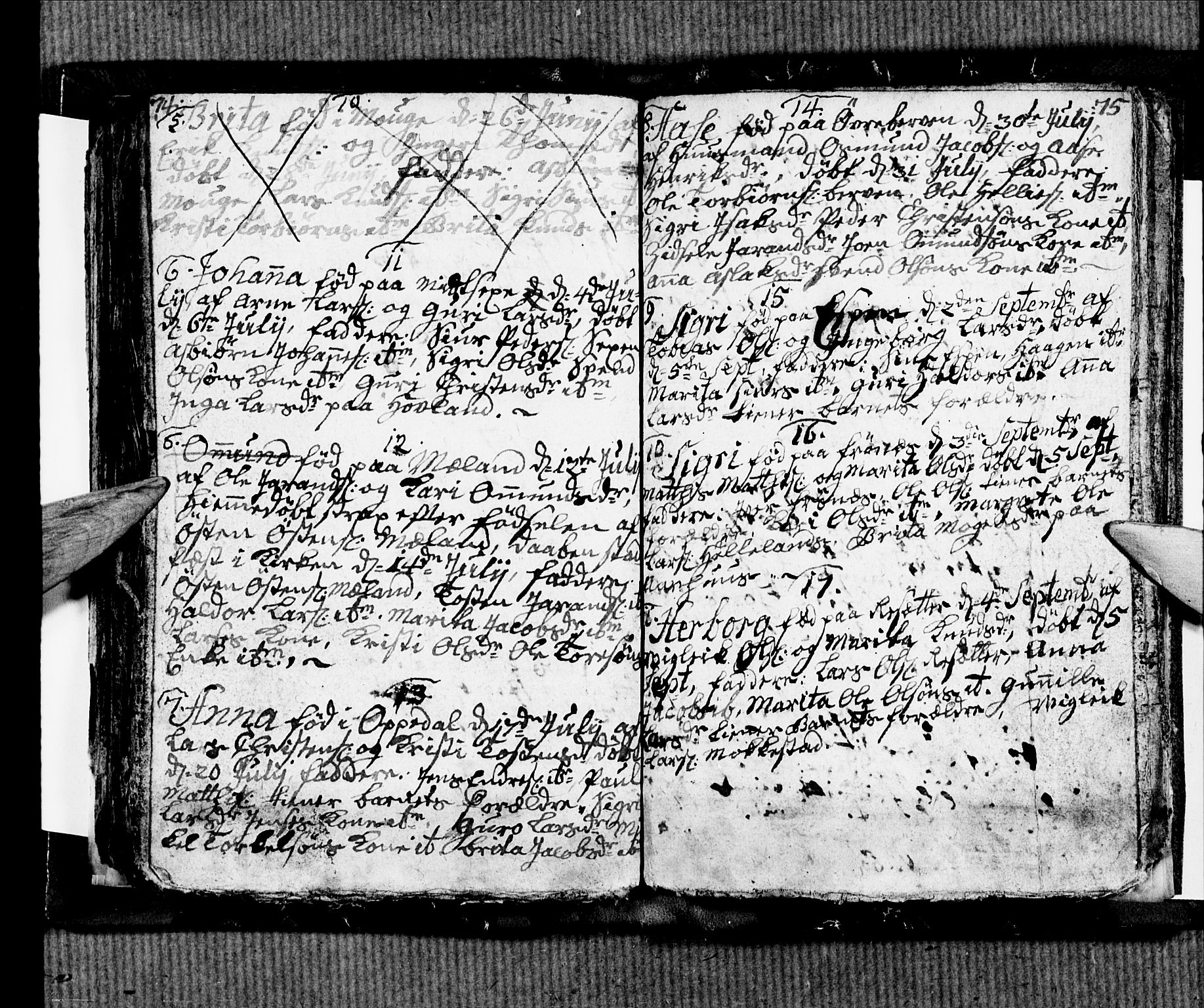 Ullensvang sokneprestembete, SAB/A-78701/H/Hab: Parish register (copy) no. B 4, 1775-1778, p. 74-75