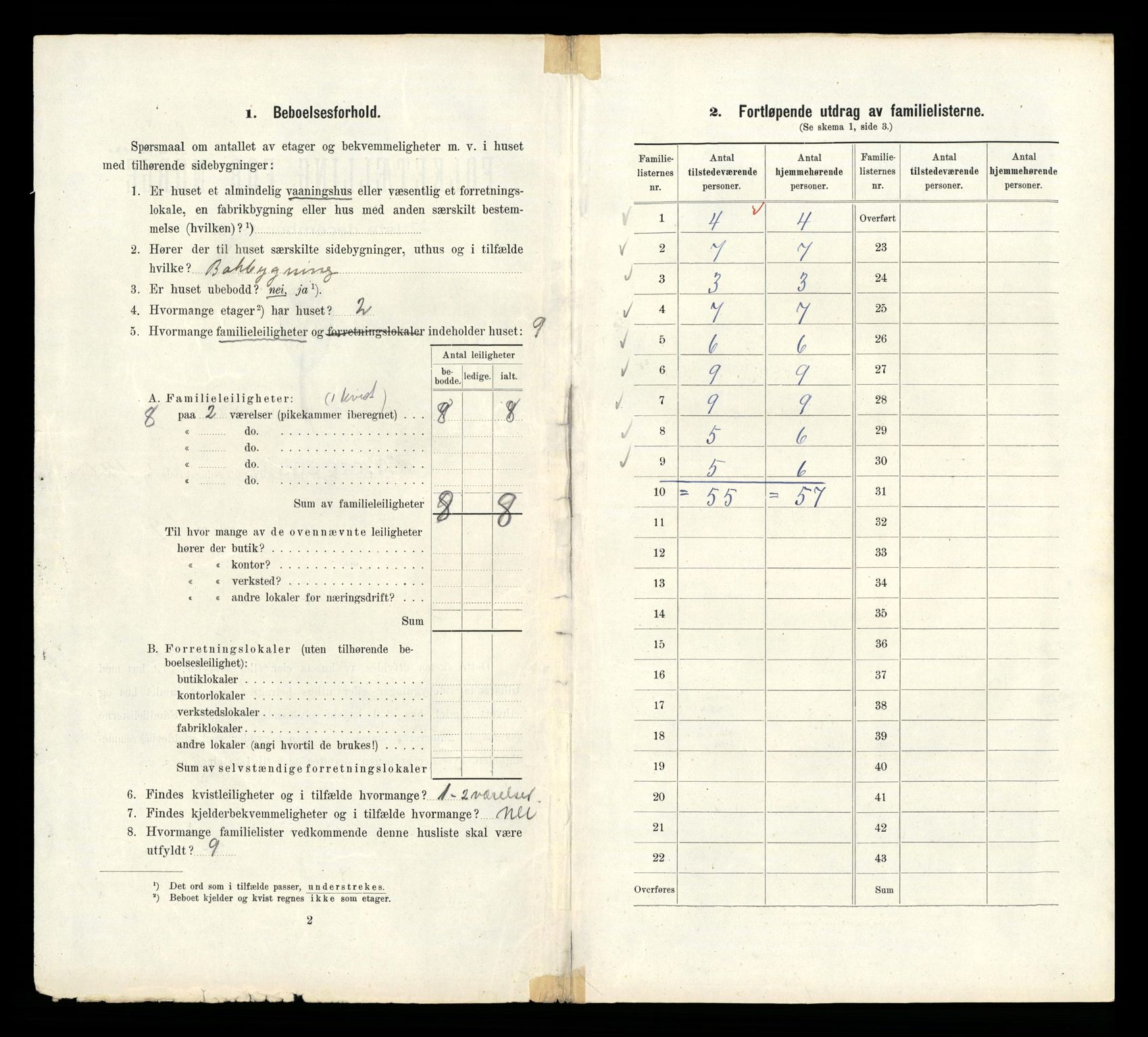 RA, 1910 census for Bergen, 1910, p. 43158