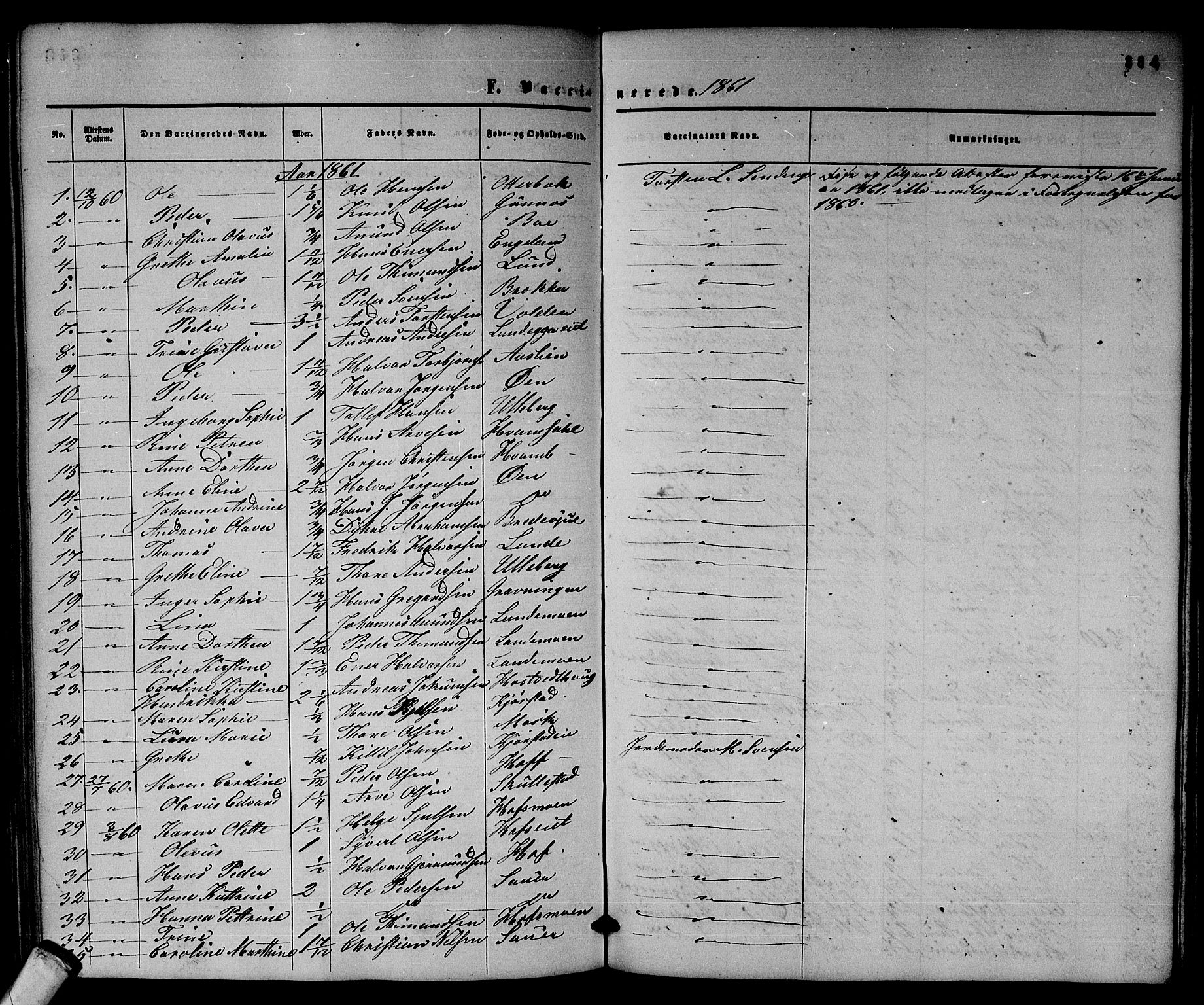 Sandsvær kirkebøker, SAKO/A-244/G/Ga/L0005: Parish register (copy) no. I 5, 1857-1873, p. 384