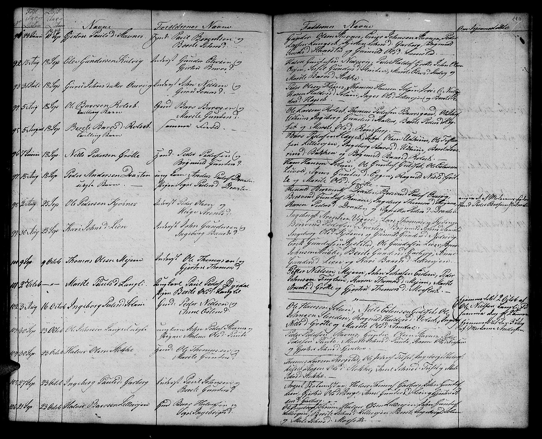 Ministerialprotokoller, klokkerbøker og fødselsregistre - Sør-Trøndelag, SAT/A-1456/695/L1154: Parish register (copy) no. 695C05, 1842-1858, p. 119