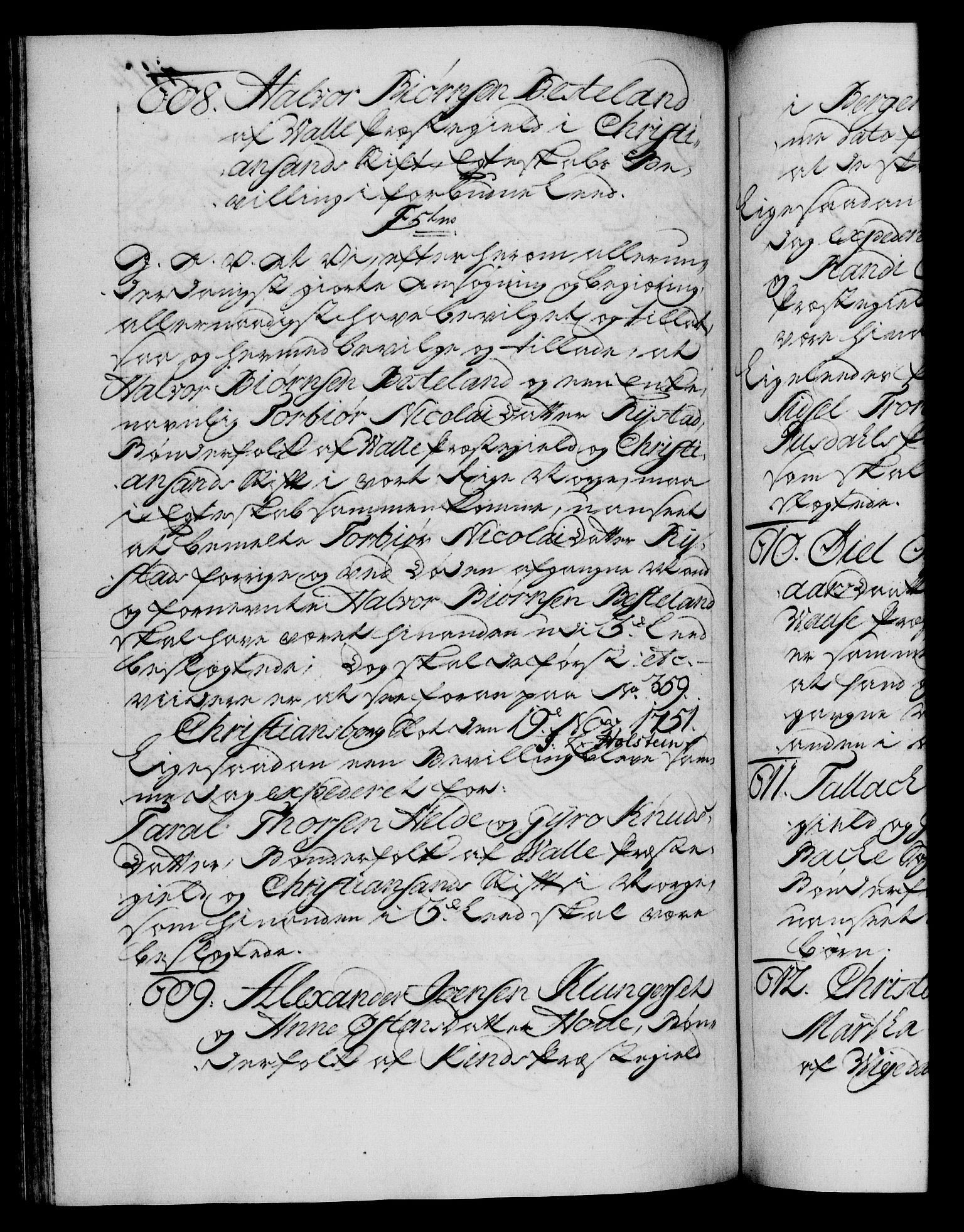 Danske Kanselli 1572-1799, AV/RA-EA-3023/F/Fc/Fca/Fcaa/L0037: Norske registre, 1751-1752, p. 412b