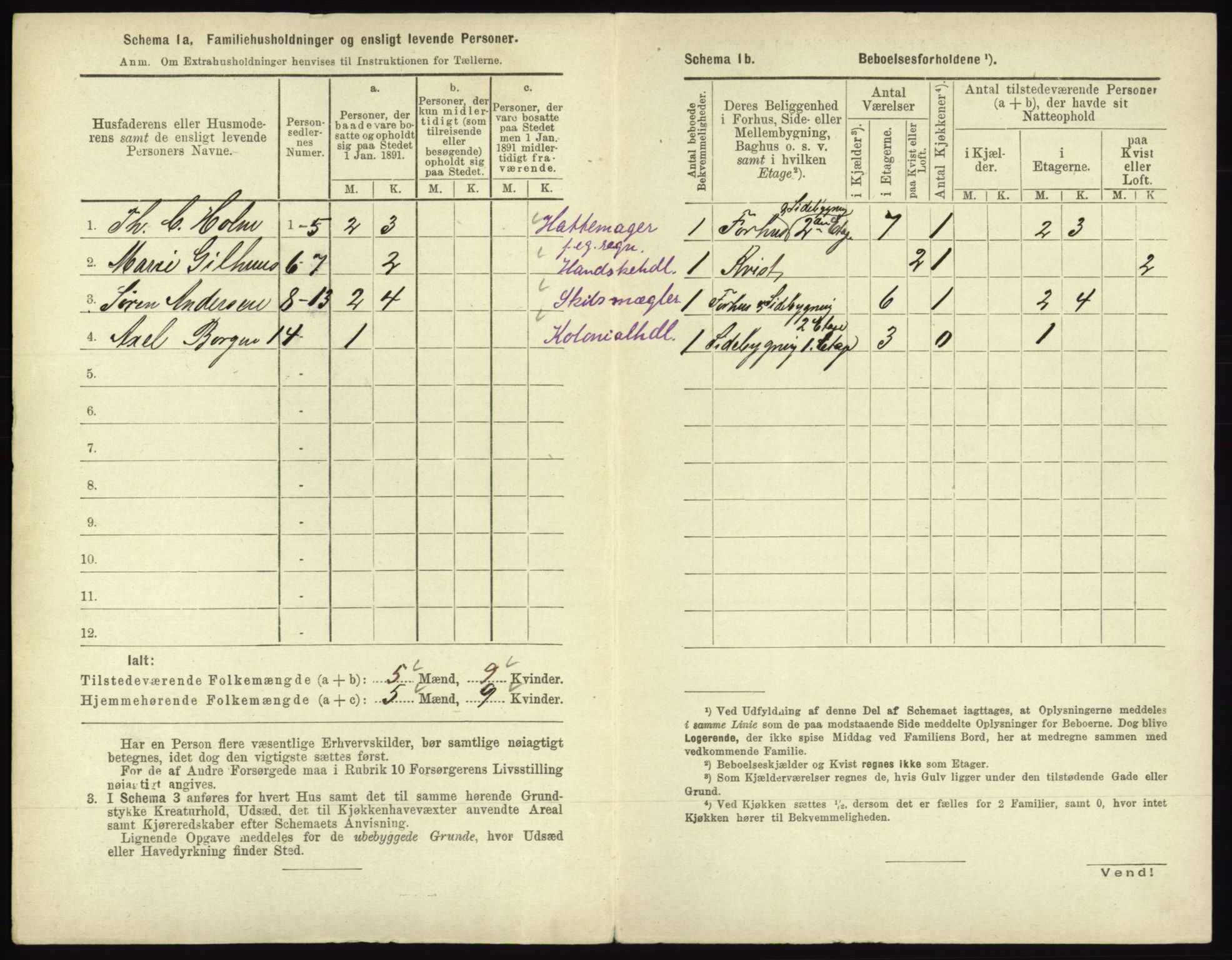 RA, 1891 census for 0602 Drammen, 1891, p. 1158