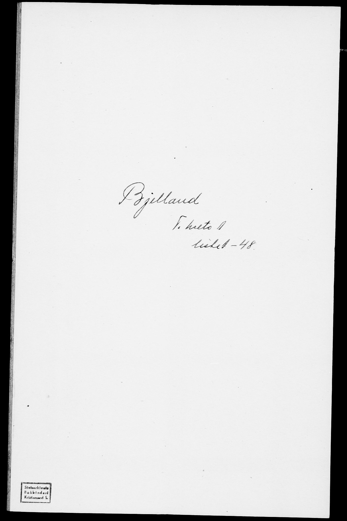 SAK, 1875 census for 1024P Bjelland, 1875, p. 34