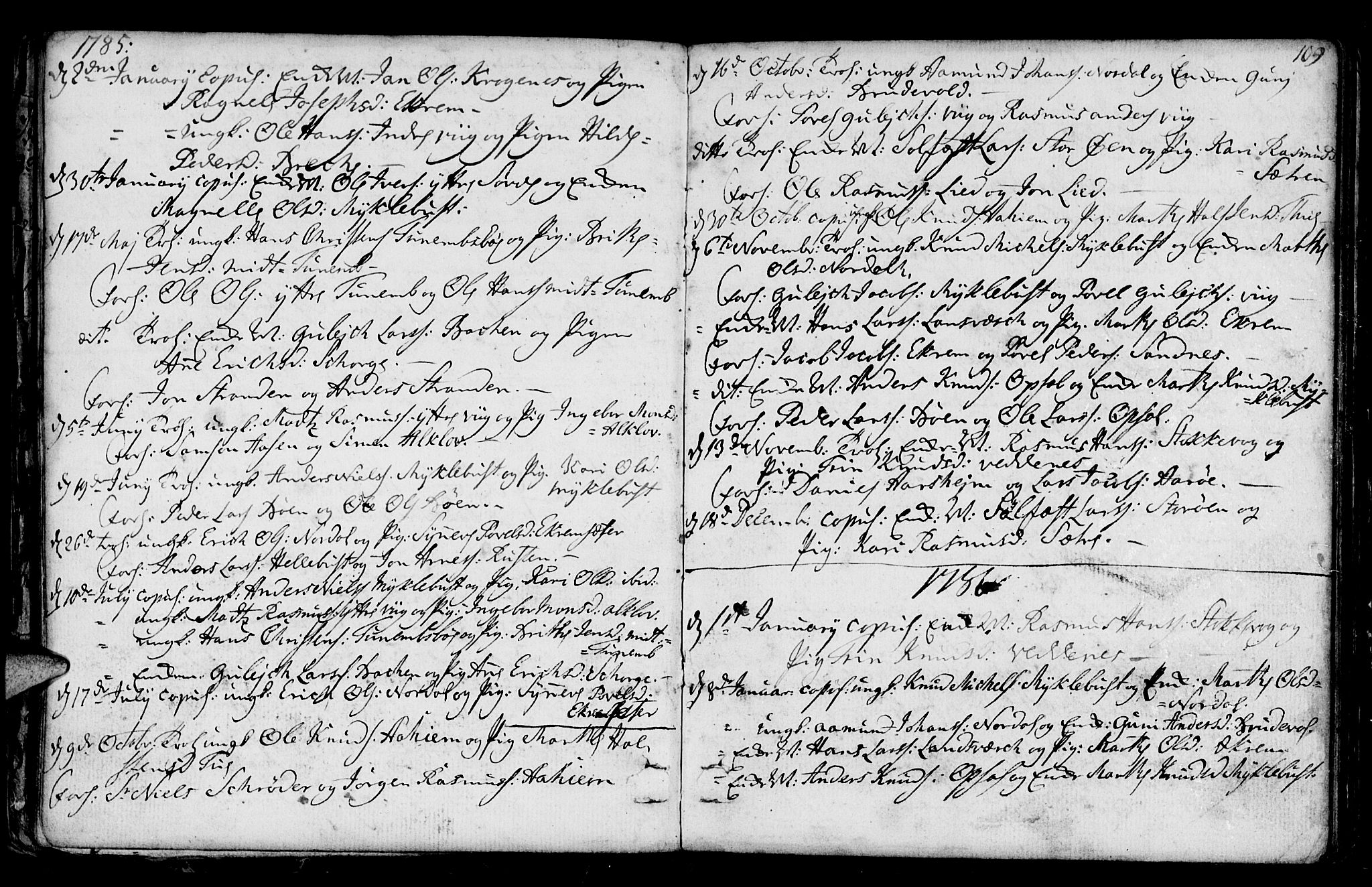 Ministerialprotokoller, klokkerbøker og fødselsregistre - Møre og Romsdal, AV/SAT-A-1454/501/L0002: Parish register (official) no. 501A02, 1760-1816, p. 109