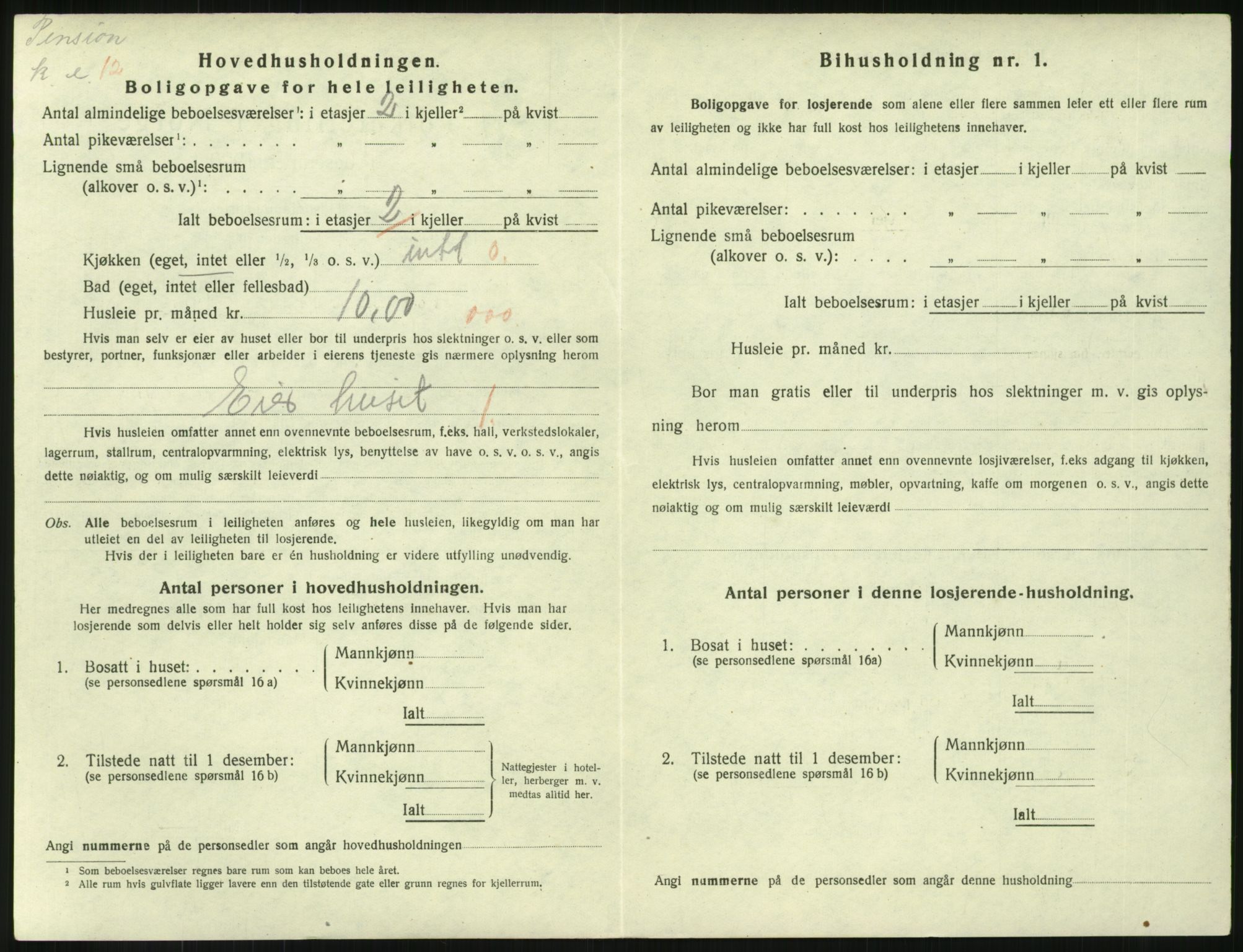 SAKO, 1920 census for Horten, 1920, p. 3616