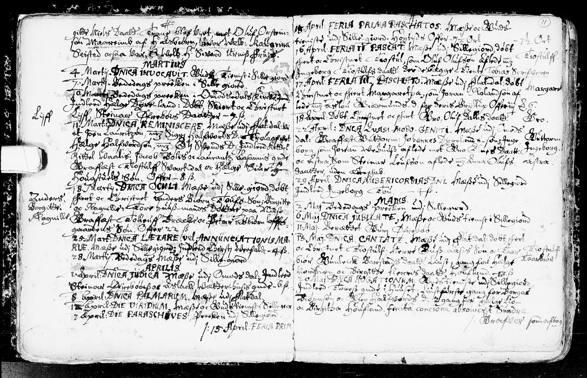 Seljord kirkebøker, SAKO/A-20/F/Fa/L0001: Parish register (official) no. I 1, 1654-1686, p. 11