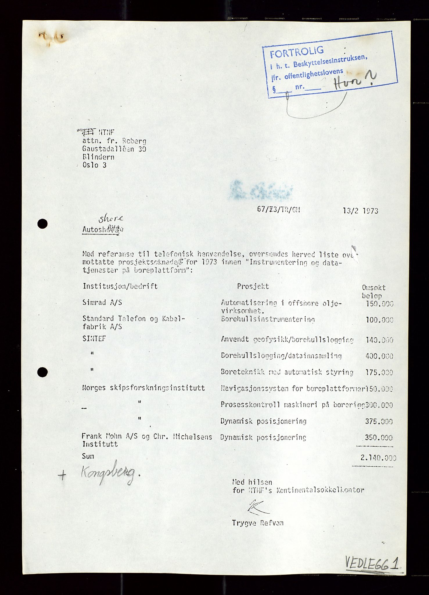 Industridepartementet, Oljekontoret, AV/SAST-A-101348/Di/L0003: DWP, møtereferater, 1972-1974, p. 296