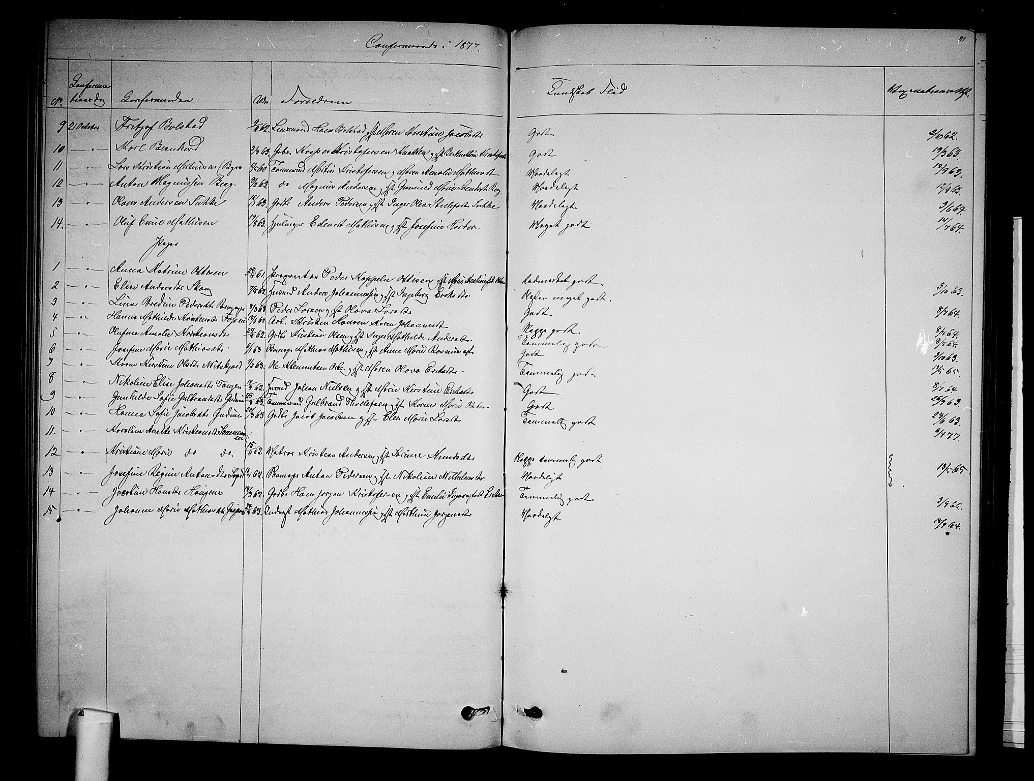 Botne kirkebøker, AV/SAKO-A-340/G/Ga/L0002: Parish register (copy) no. I 2, 1867-1880, p. 81