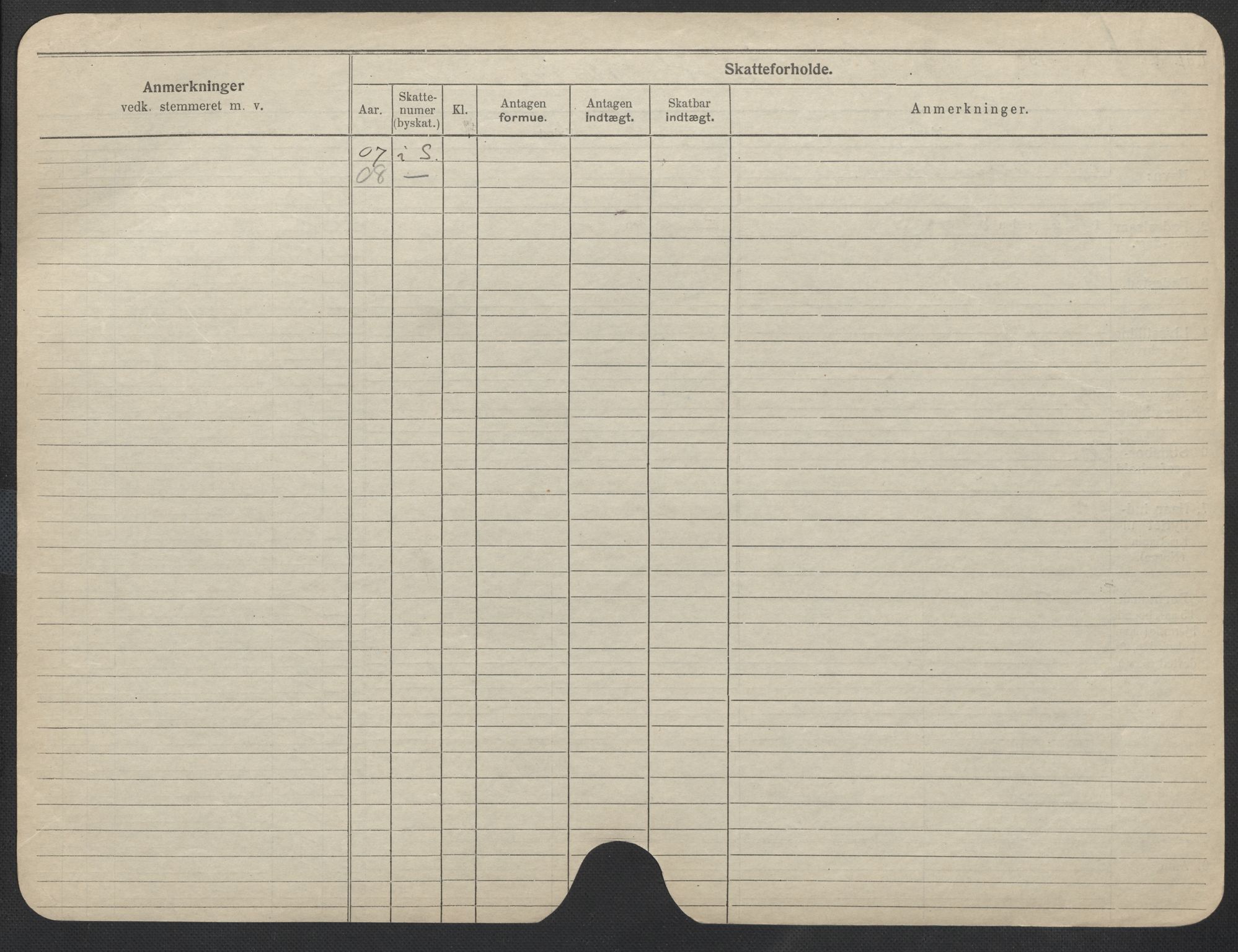 Oslo folkeregister, Registerkort, AV/SAO-A-11715/F/Fa/Fac/L0011: Menn, 1906-1914, p. 1124b