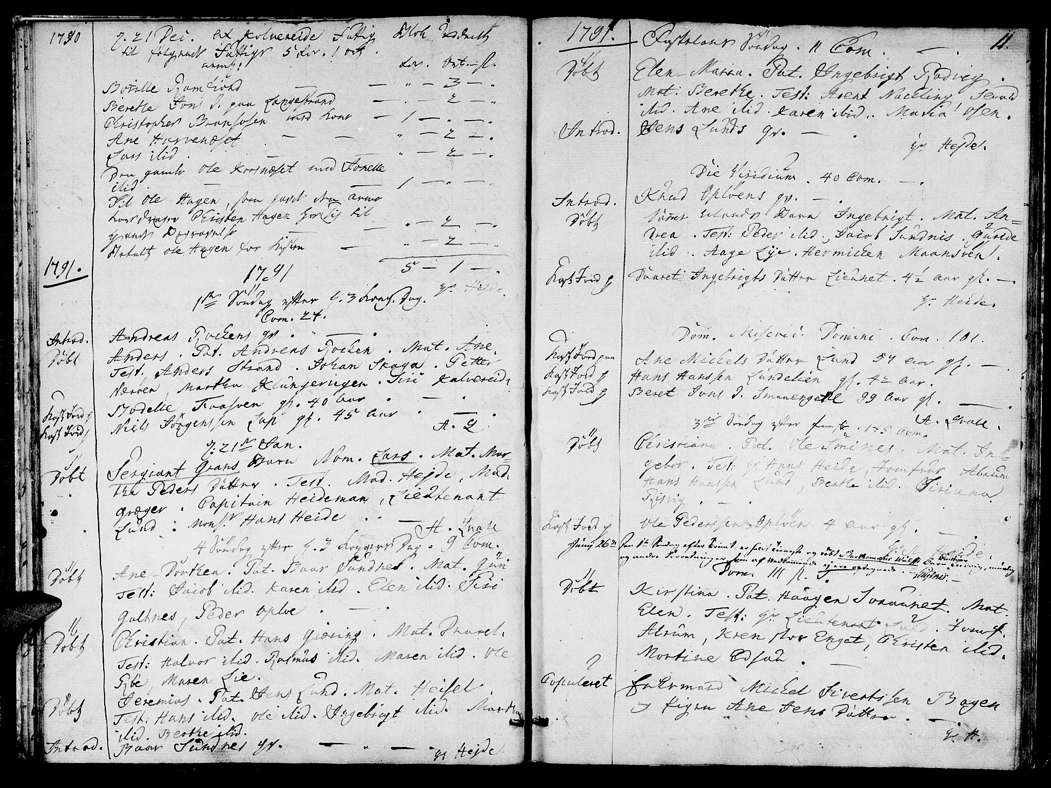 Ministerialprotokoller, klokkerbøker og fødselsregistre - Nord-Trøndelag, AV/SAT-A-1458/780/L0633: Parish register (official) no. 780A02 /1, 1787-1814, p. 11