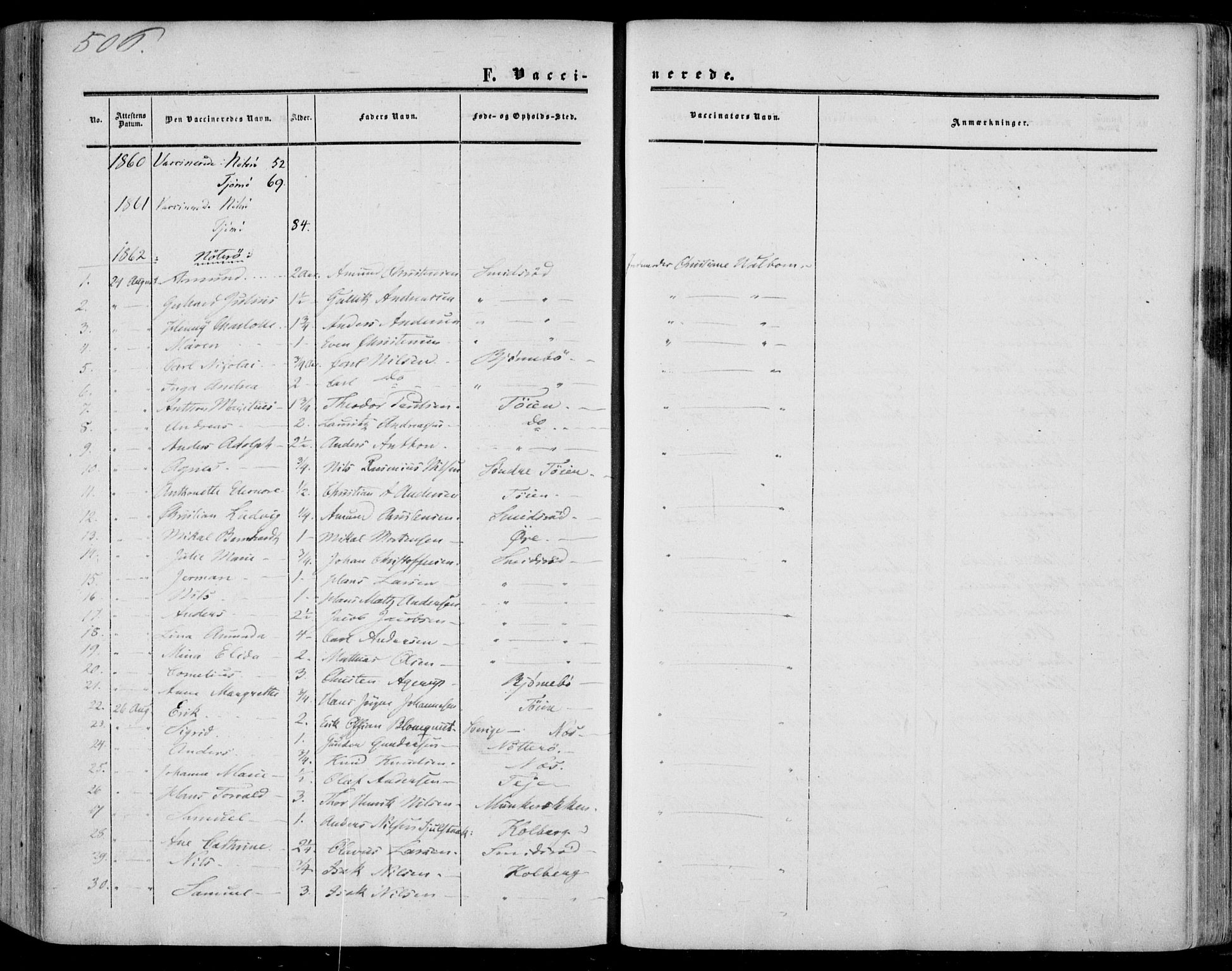 Nøtterøy kirkebøker, AV/SAKO-A-354/F/Fa/L0006: Parish register (official) no. I 6, 1852-1864, p. 506