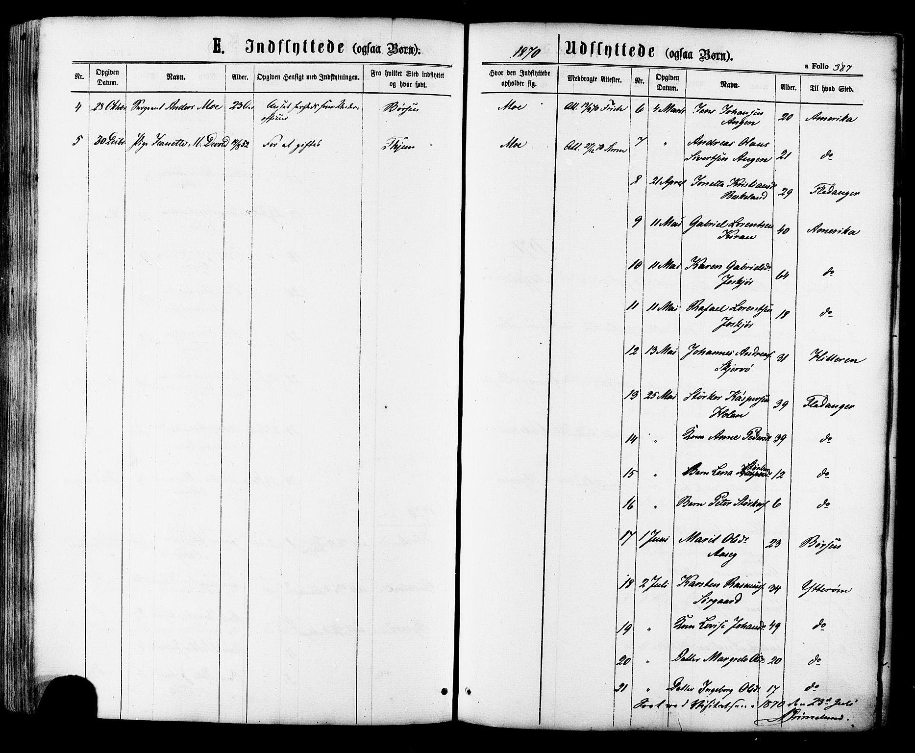 Ministerialprotokoller, klokkerbøker og fødselsregistre - Sør-Trøndelag, SAT/A-1456/657/L0706: Parish register (official) no. 657A07, 1867-1878, p. 387
